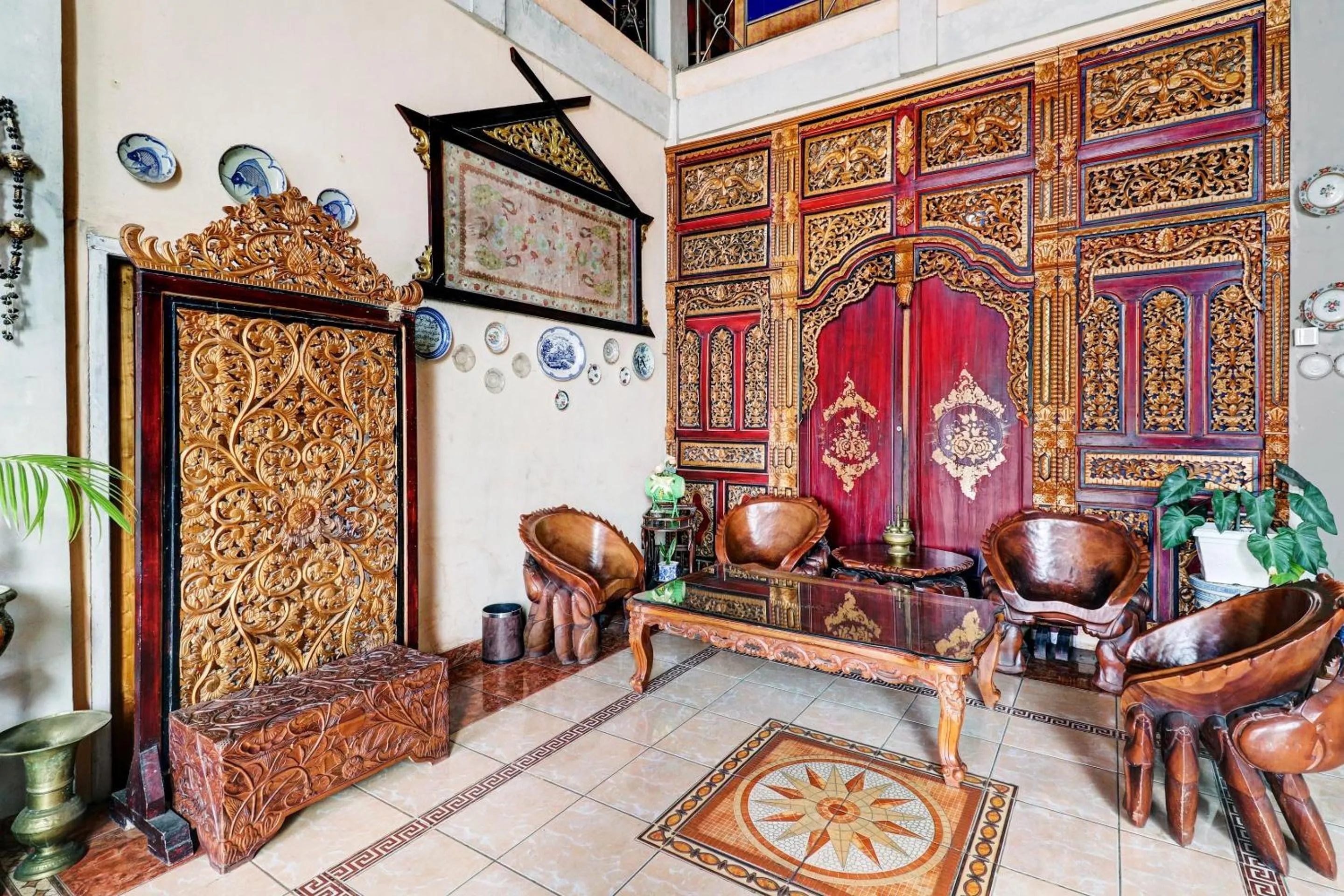 Lobby or reception in OYO Life 11350O Hotel R Cantika Syariah