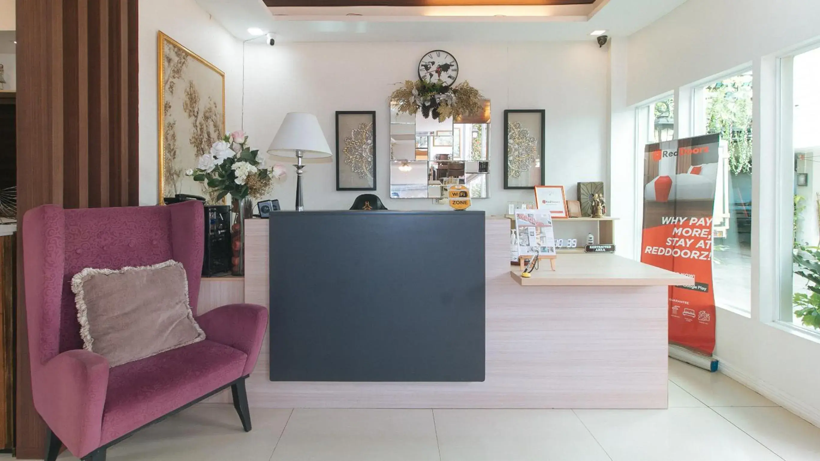 Lobby or reception in RedDoorz Hostel @ St. Paul Village LapuLapu Lobby or reception in RedDoorz Hostel @ St. Paul Village LapuLapu