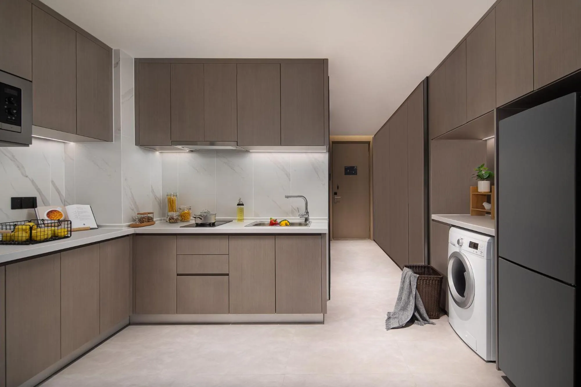 Kitchen or kitchenette in Somerset Daxing Beijing