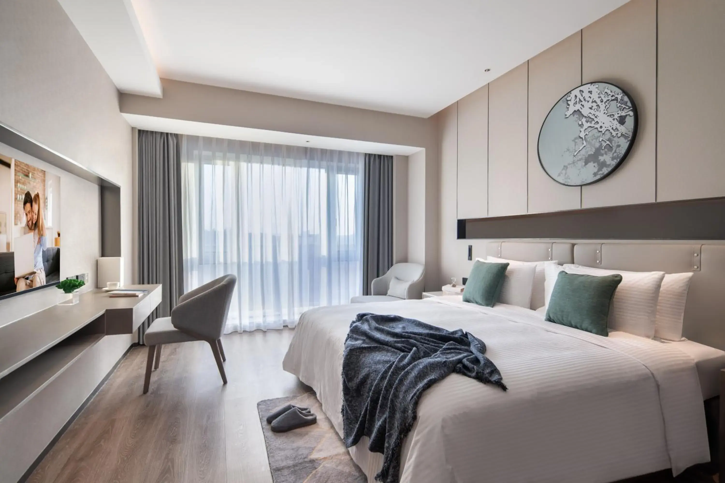 Bedroom, Bed in Somerset Daxing Beijing Bedroom, Bed in Somerset Daxing Beijing