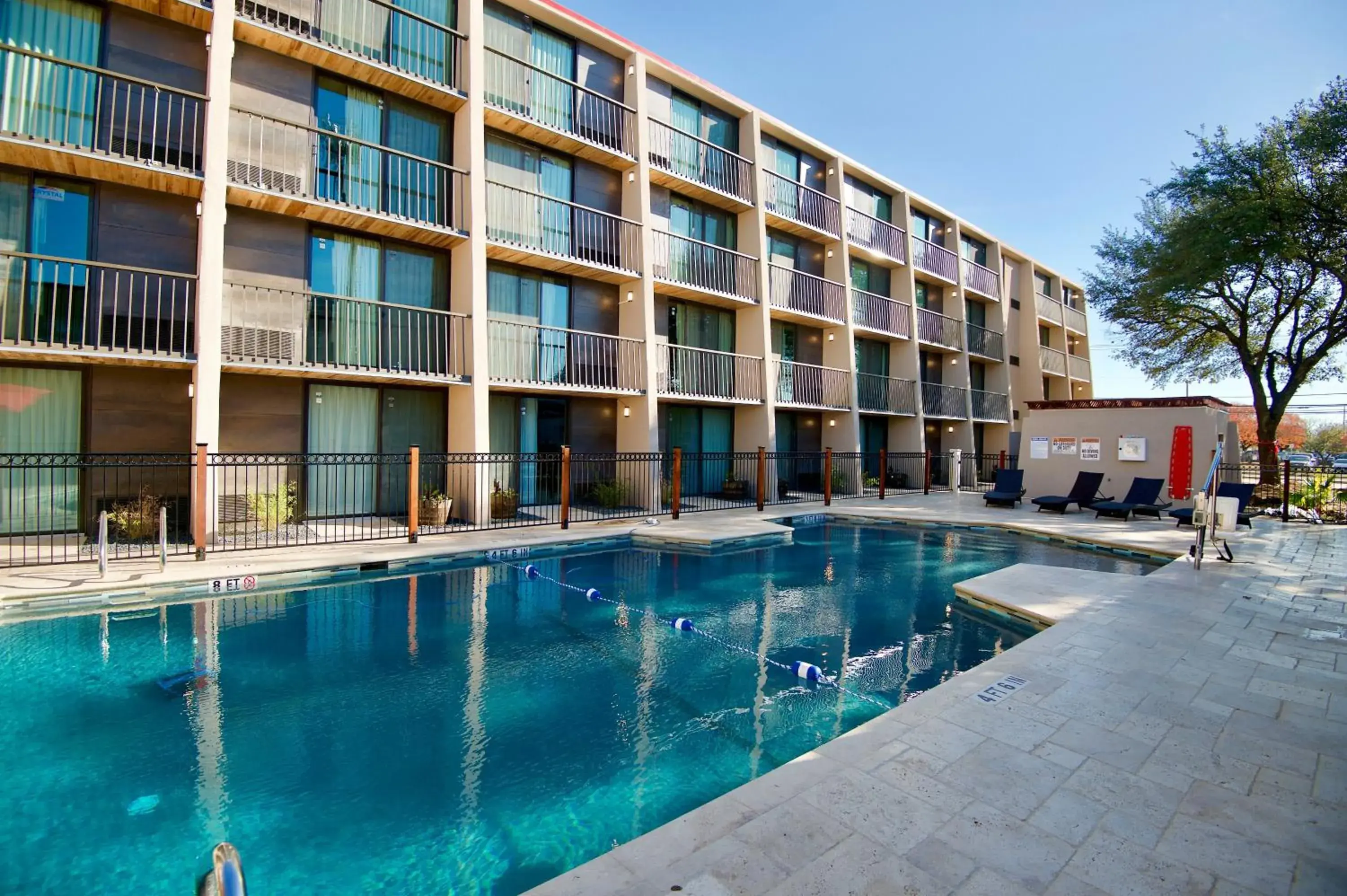 Swimming pool in Ramada by Wyndham Austin South Swimming pool in Ramada by Wyndham Austin South