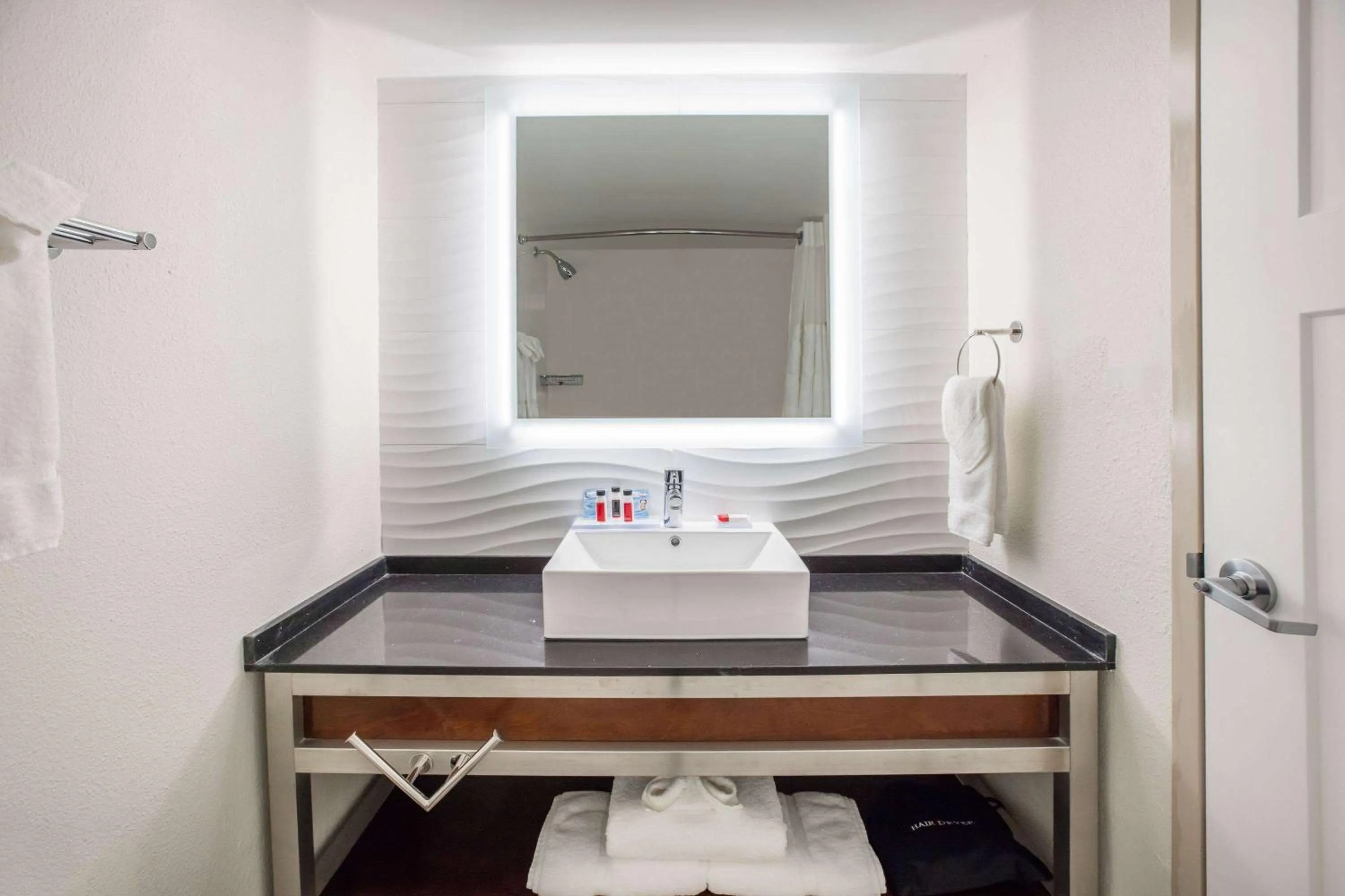 Bathroom in Ramada by Wyndham Austin South