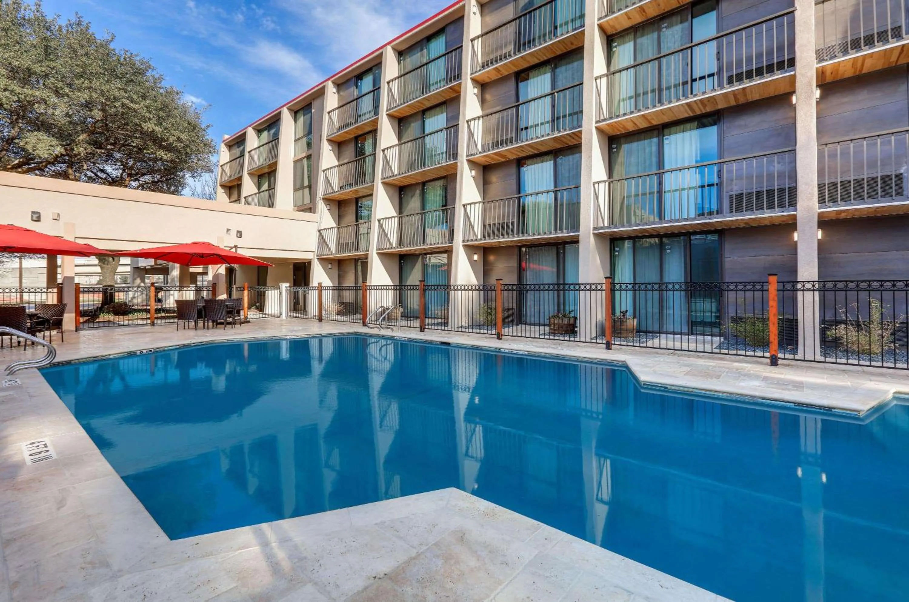 Pool view in Ramada by Wyndham Austin South