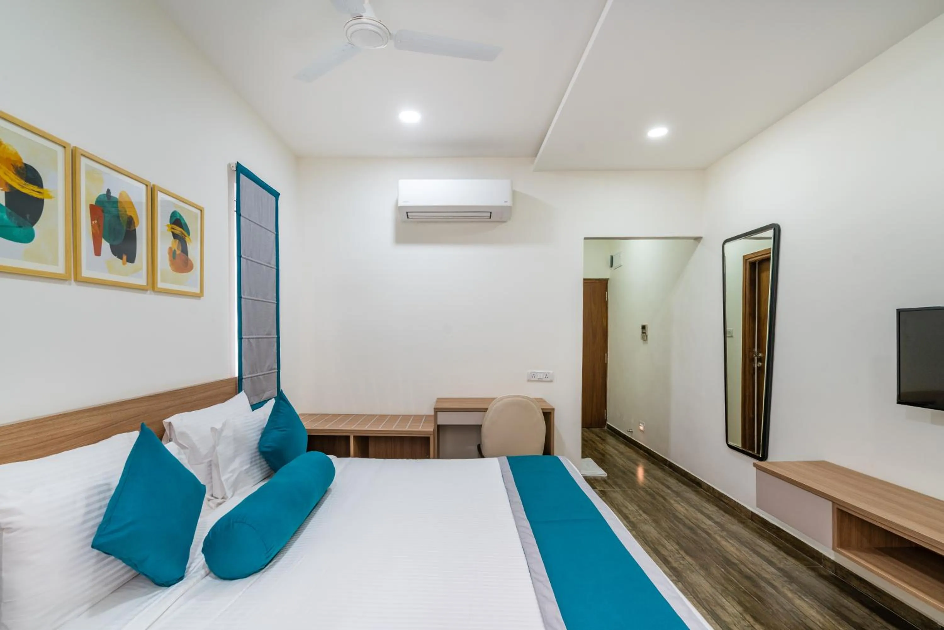 Bed in SKYLA Studios & Suites - Hitech City