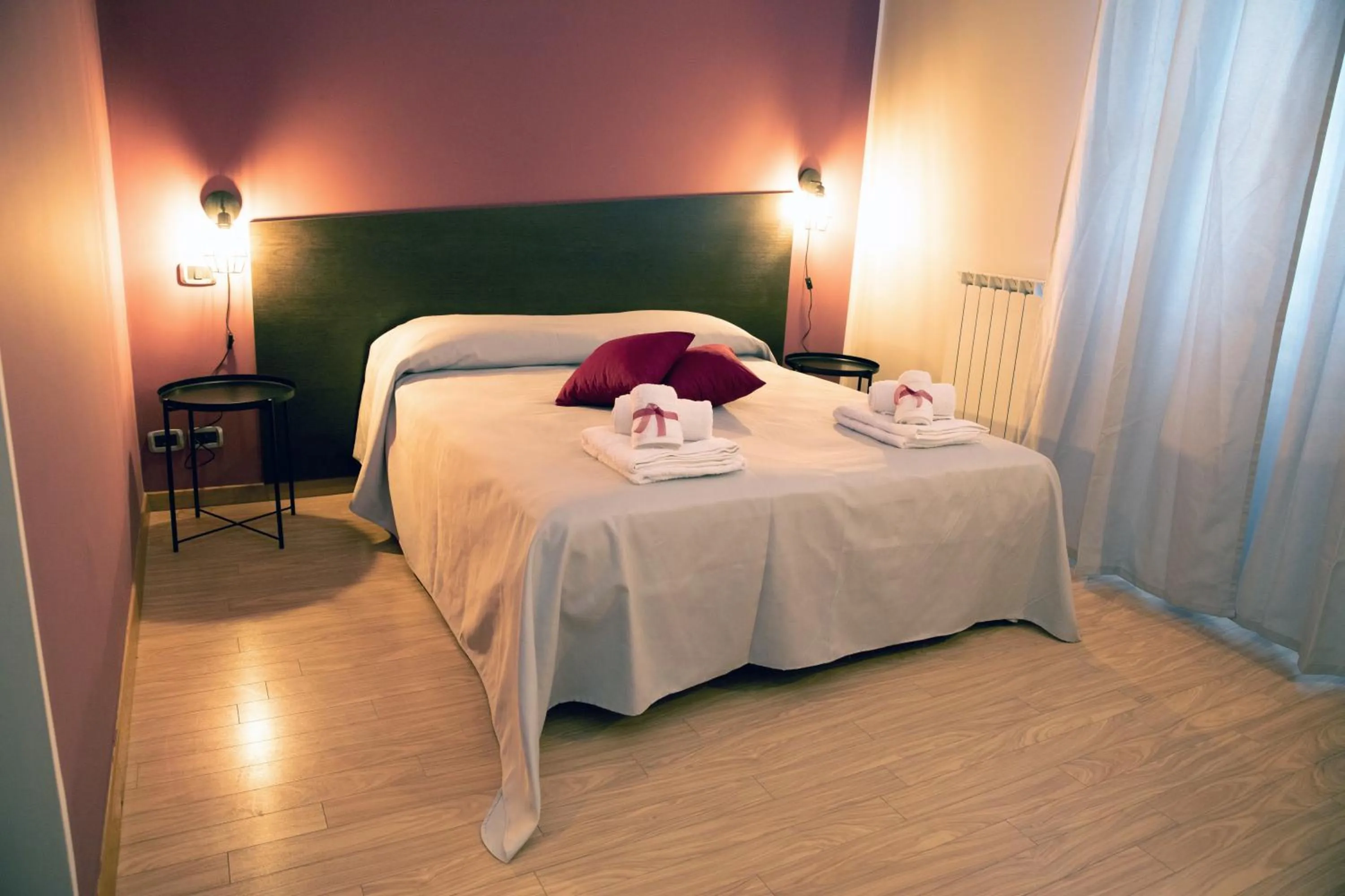 Bed in Hotel Marconi