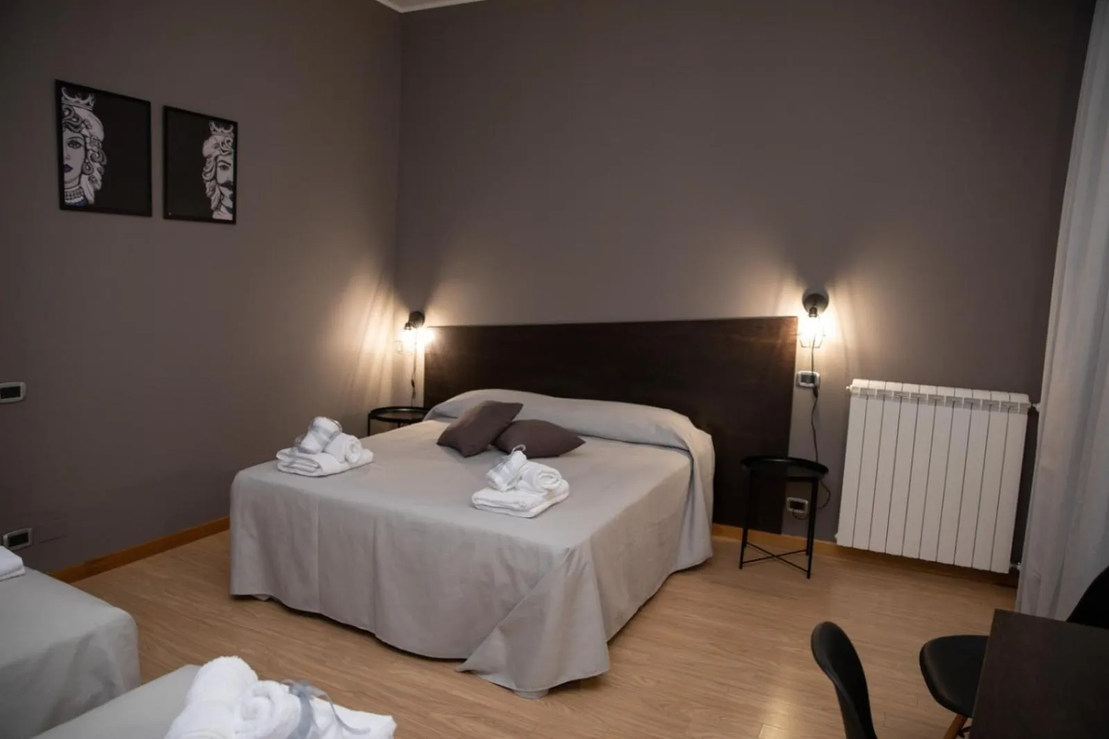 Bed in Hotel Marconi