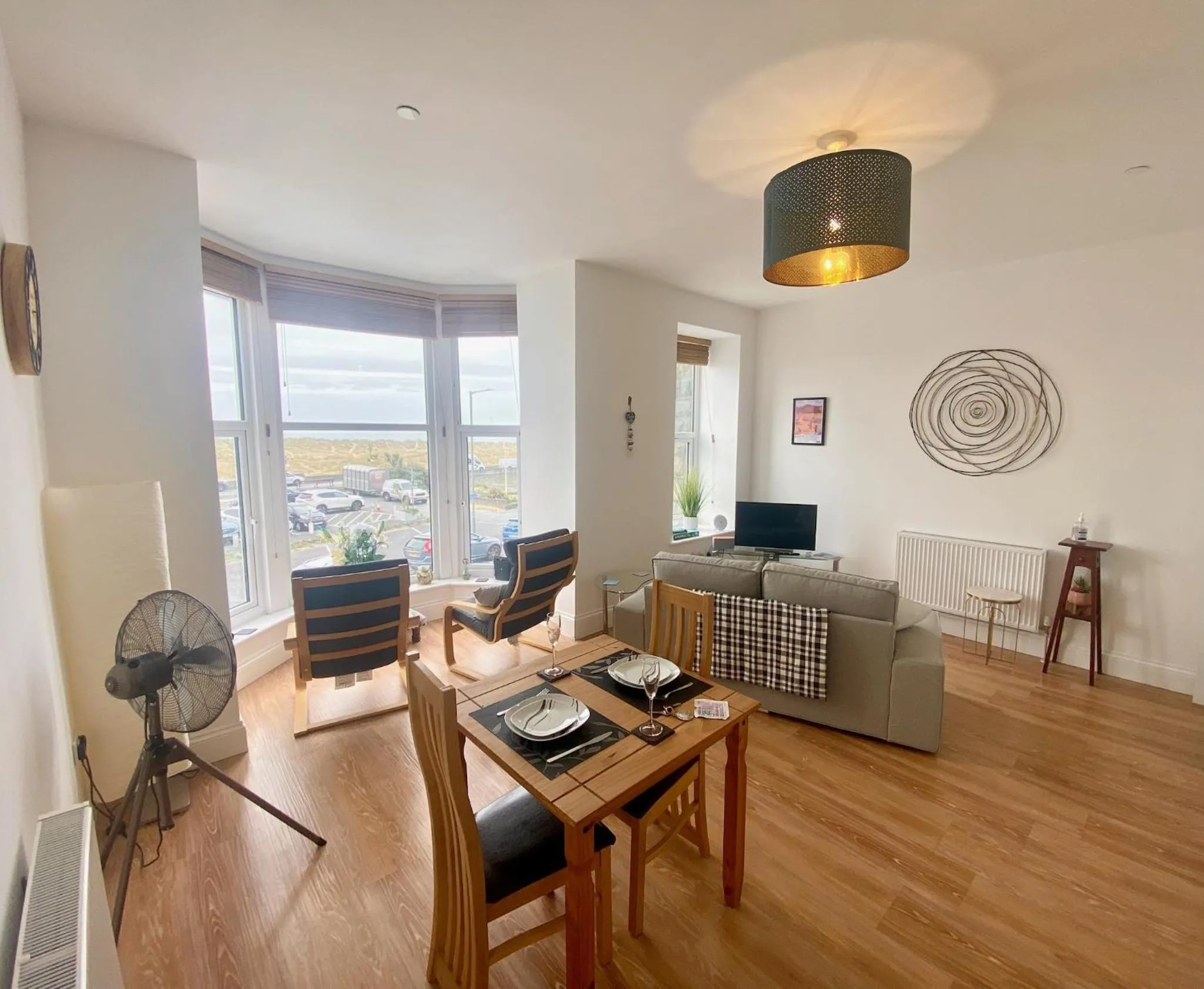 Living room in Bellaview Apartment Barmouth