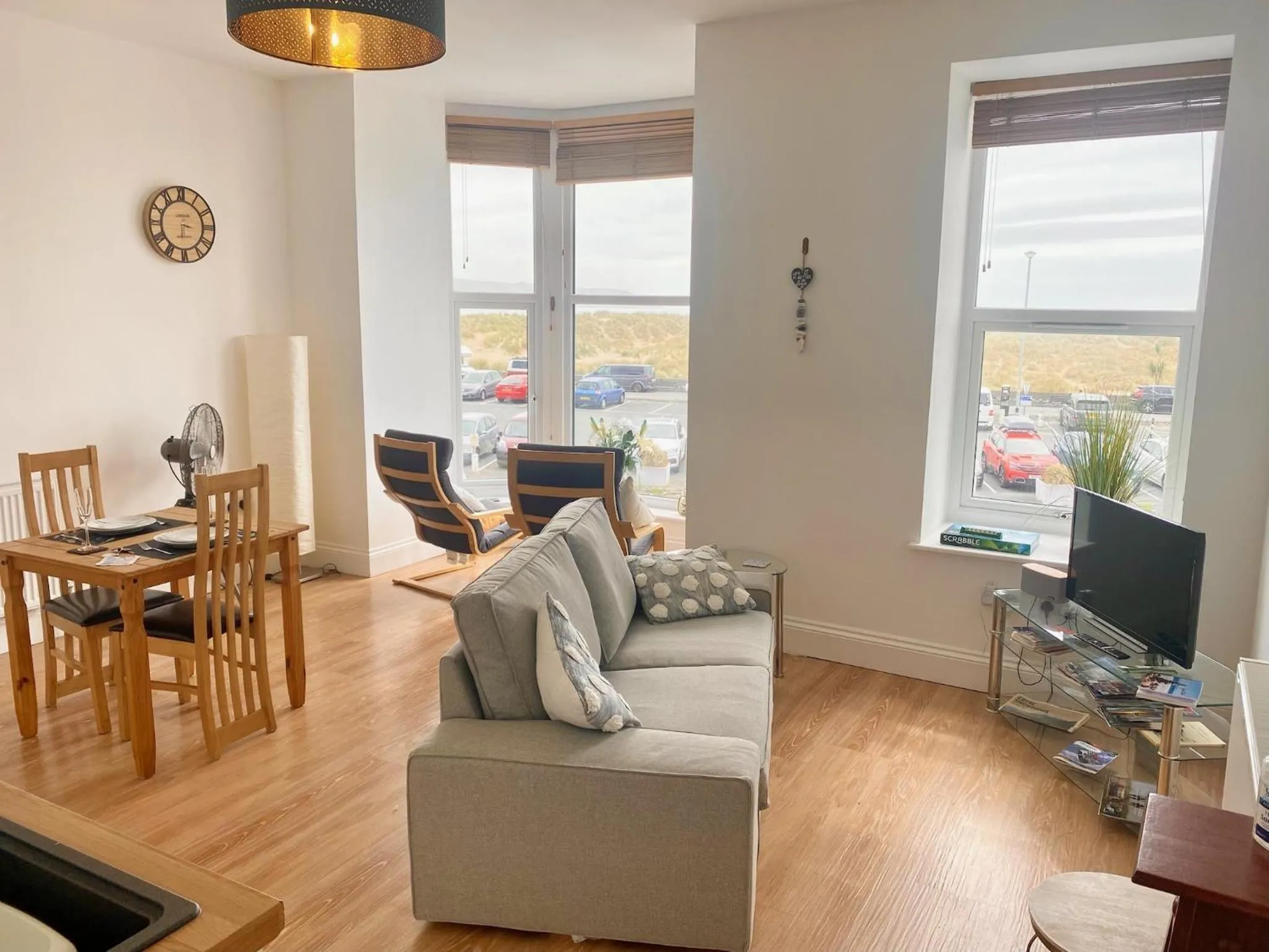 Living room in Bellaview Apartment Barmouth