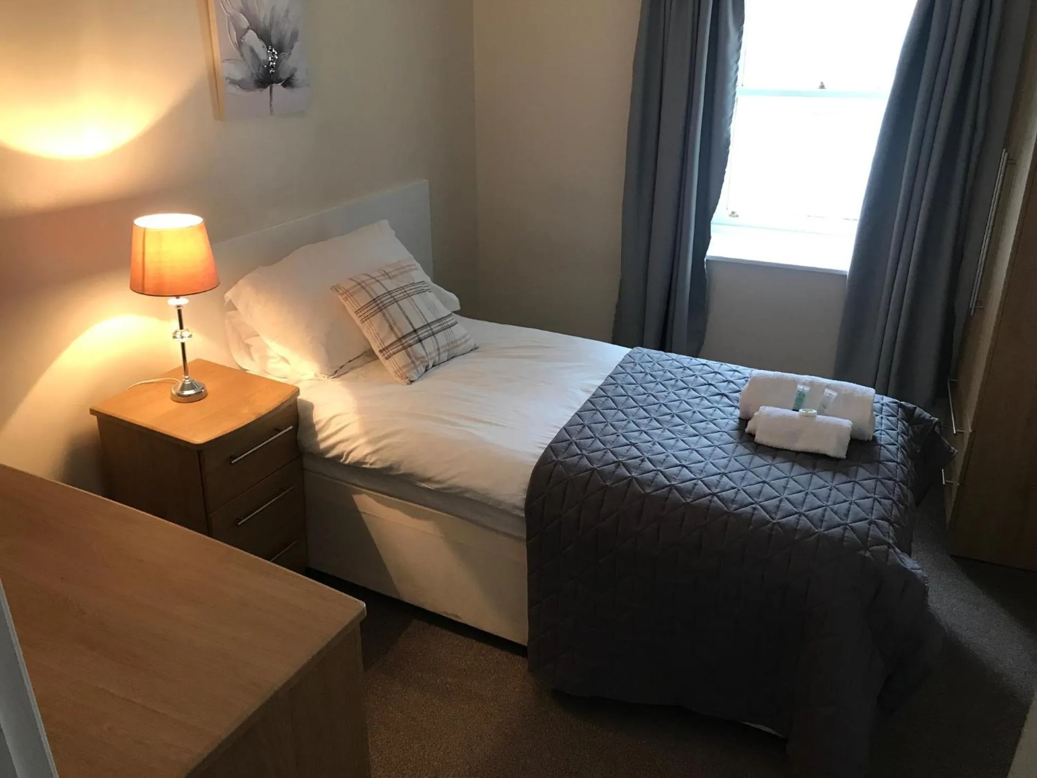 Bed in The Maxwell Arms Hotel