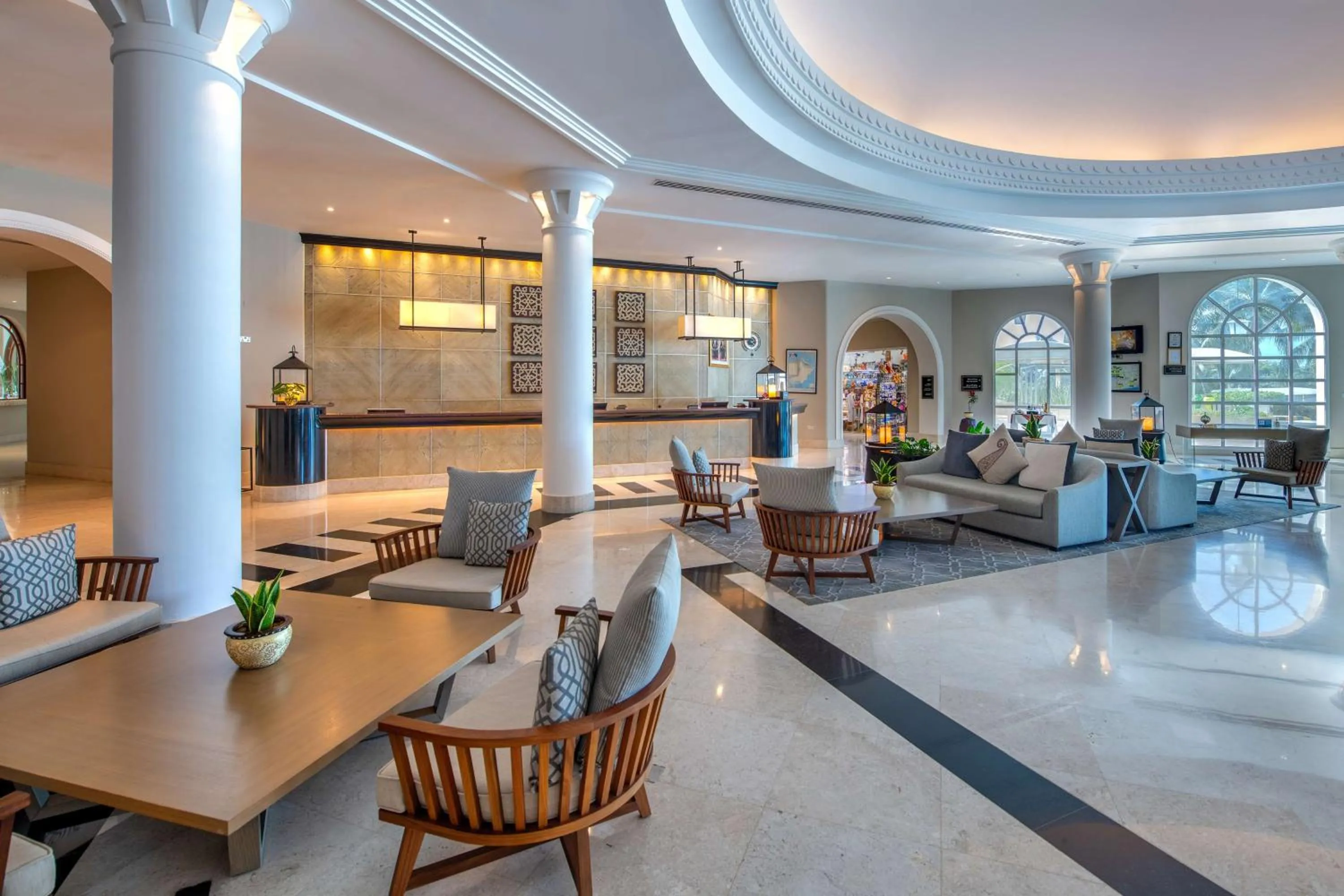 Lobby or reception in Hilton Salalah Resort