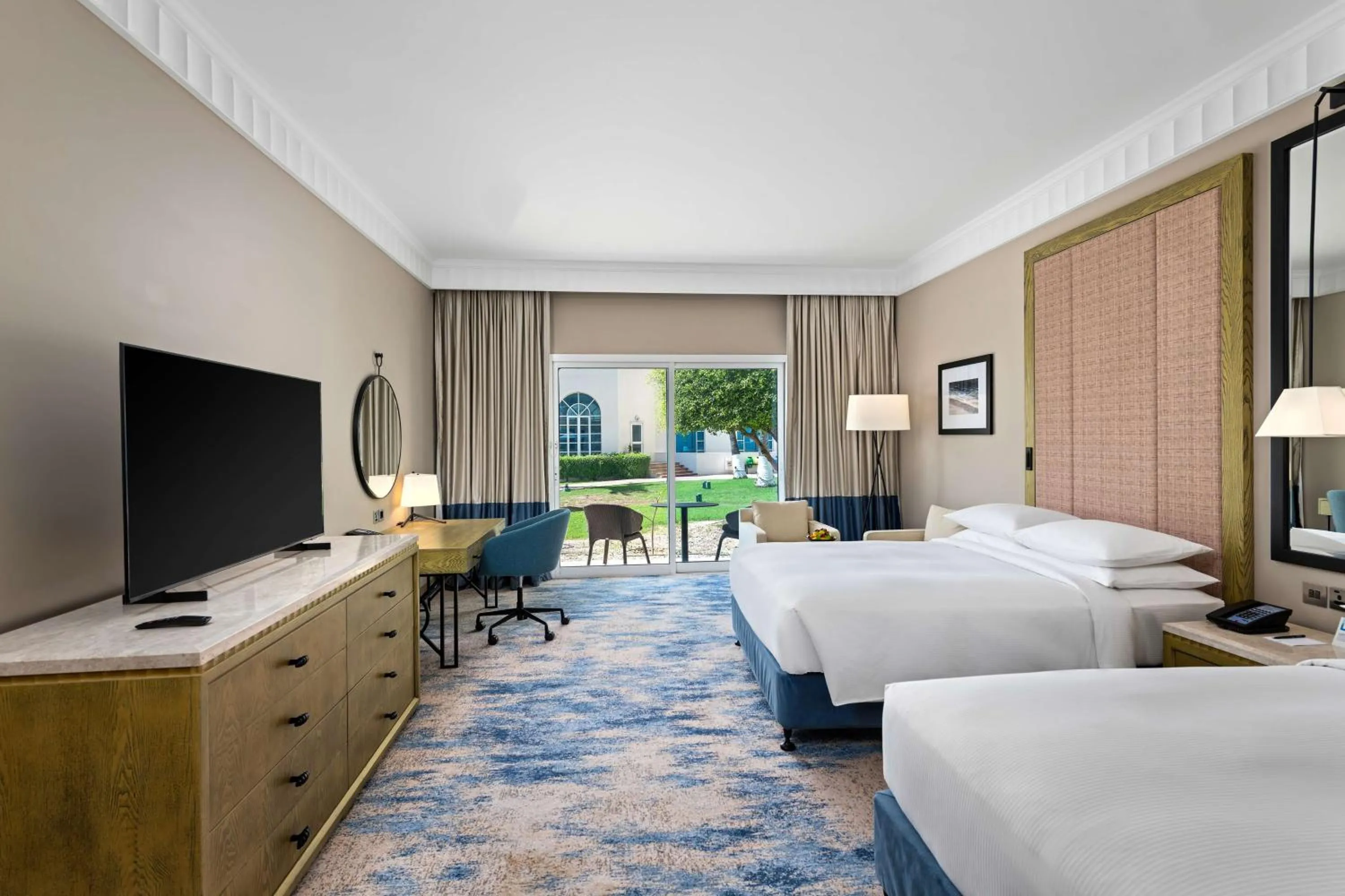 Bed in Hilton Salalah Resort