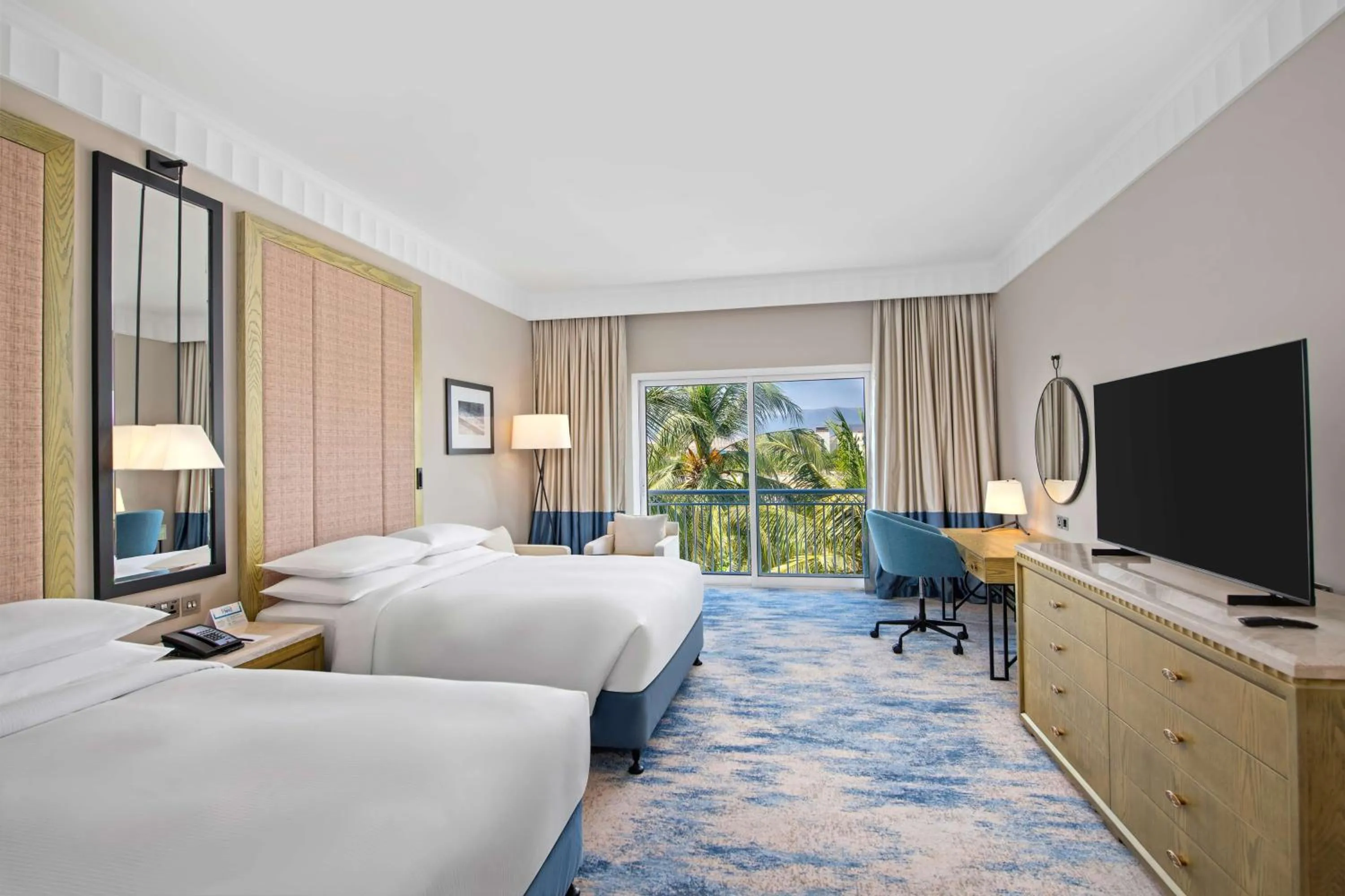 Bed in Hilton Salalah Resort