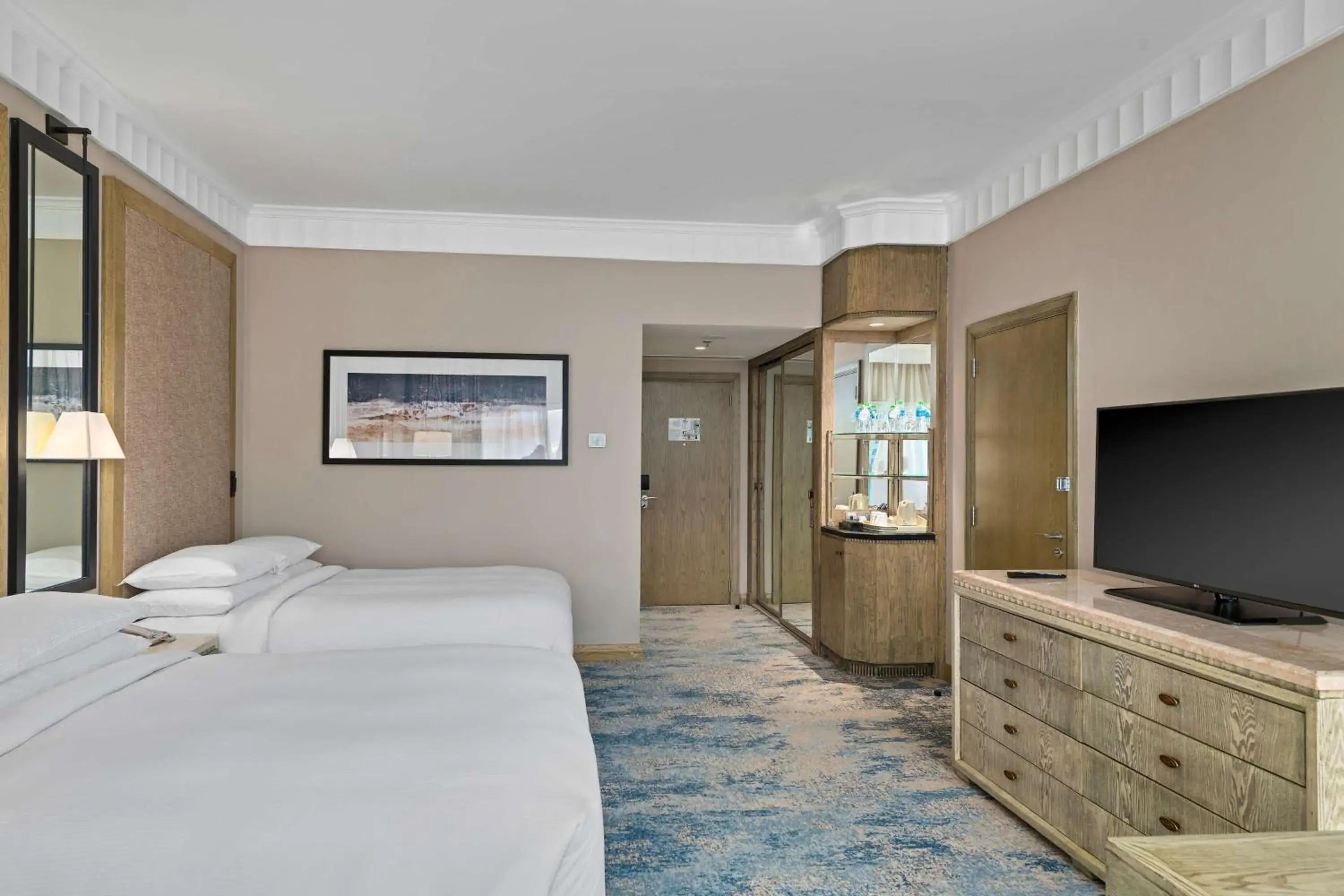 Family Queen Room with Two Queen Beds in Hilton Salalah Resort Family Queen Room with Two Queen Beds in Hilton Salalah Resort