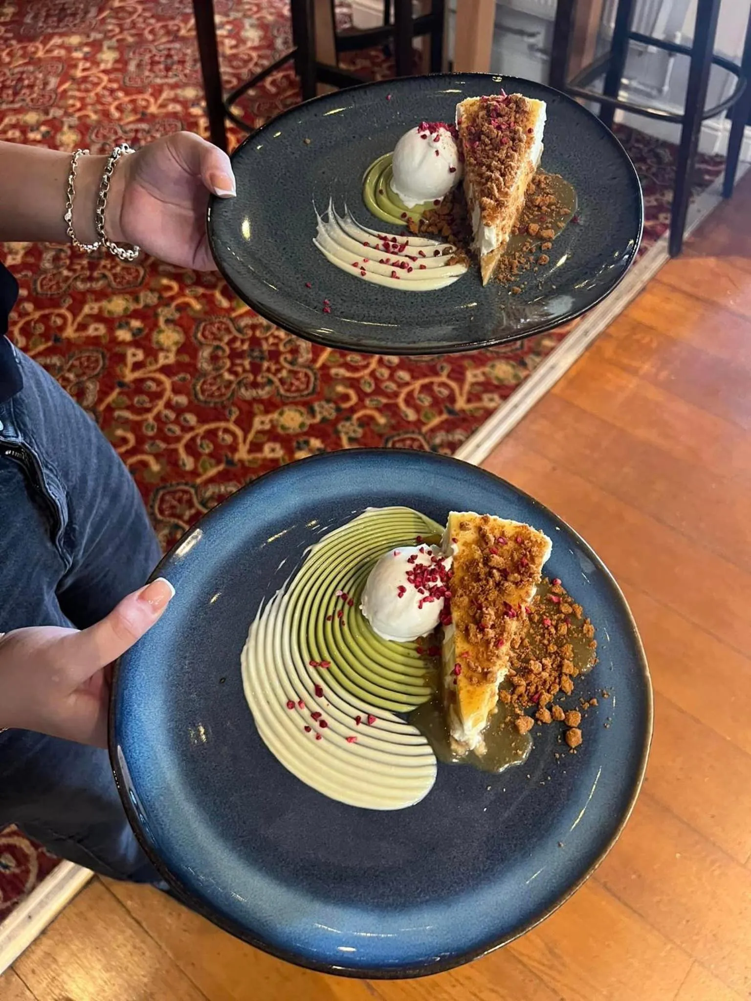 Food and drinks in The Shoulder at Hardstoft