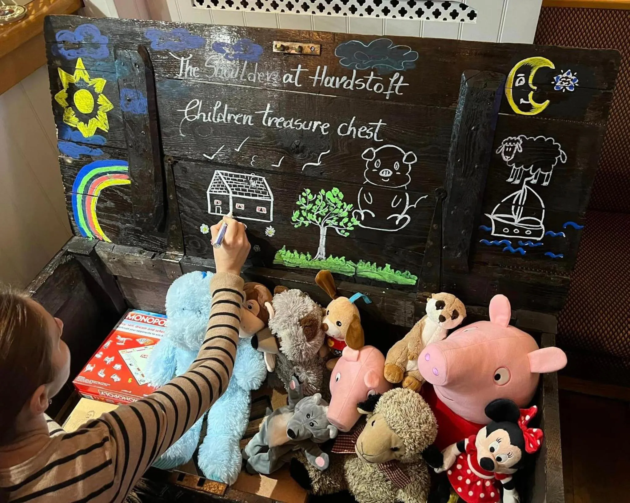 Children play ground in The Shoulder at Hardstoft