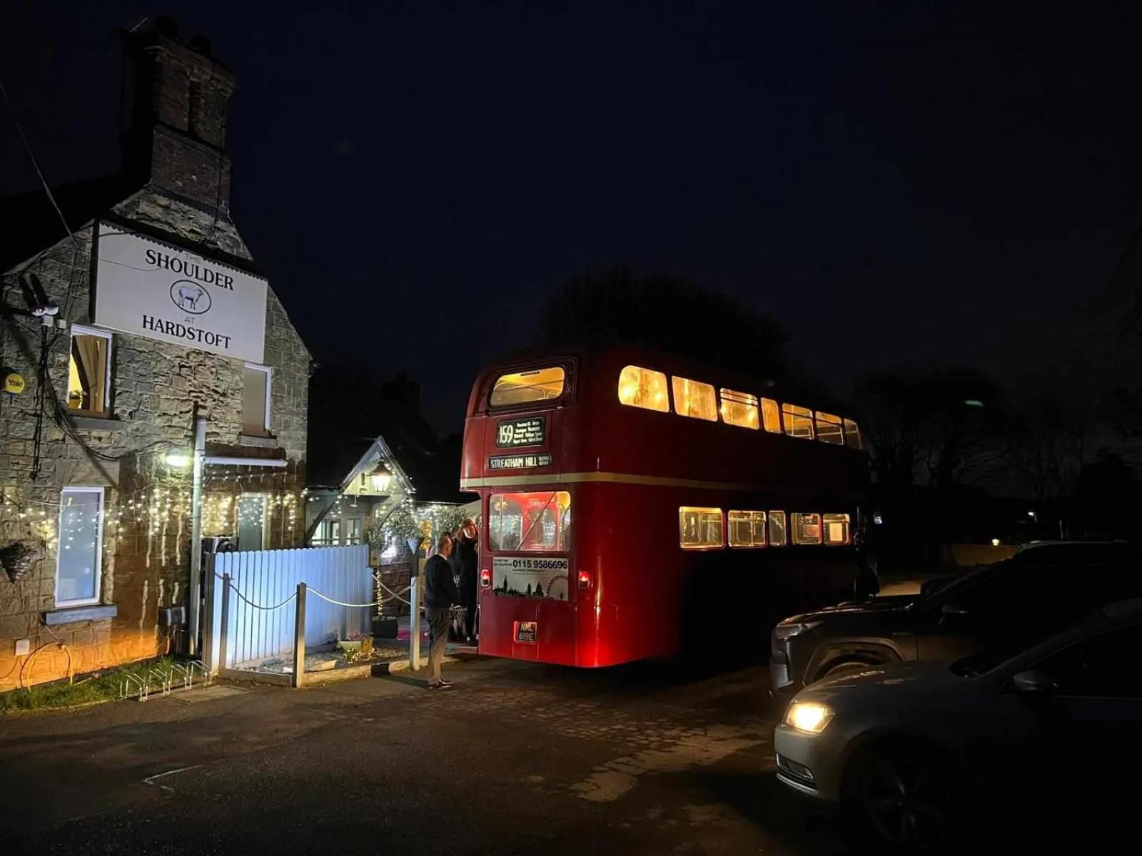 Property building in The Shoulder at Hardstoft