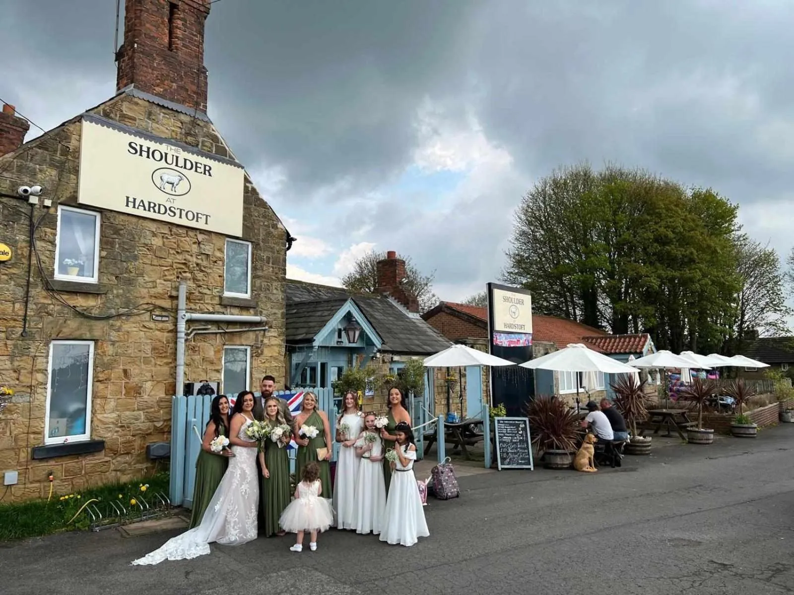 Property building in The Shoulder at Hardstoft