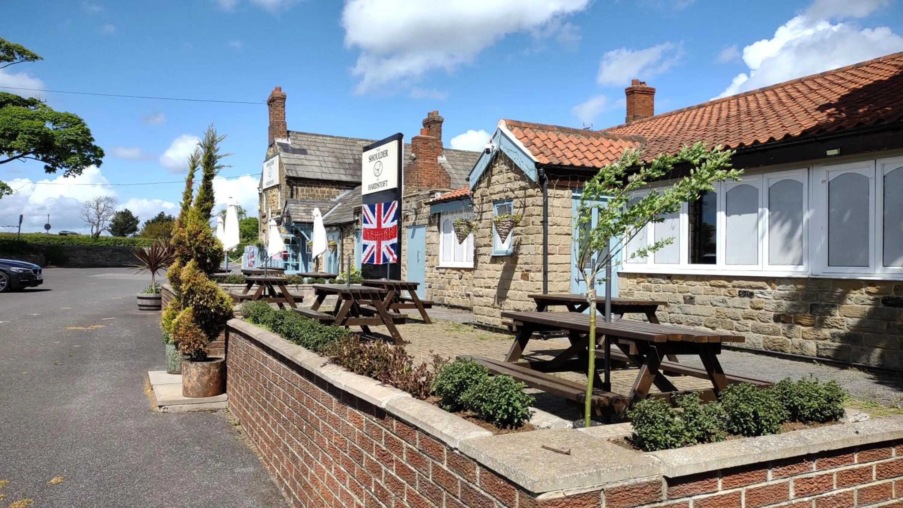 Property building in The Shoulder at Hardstoft