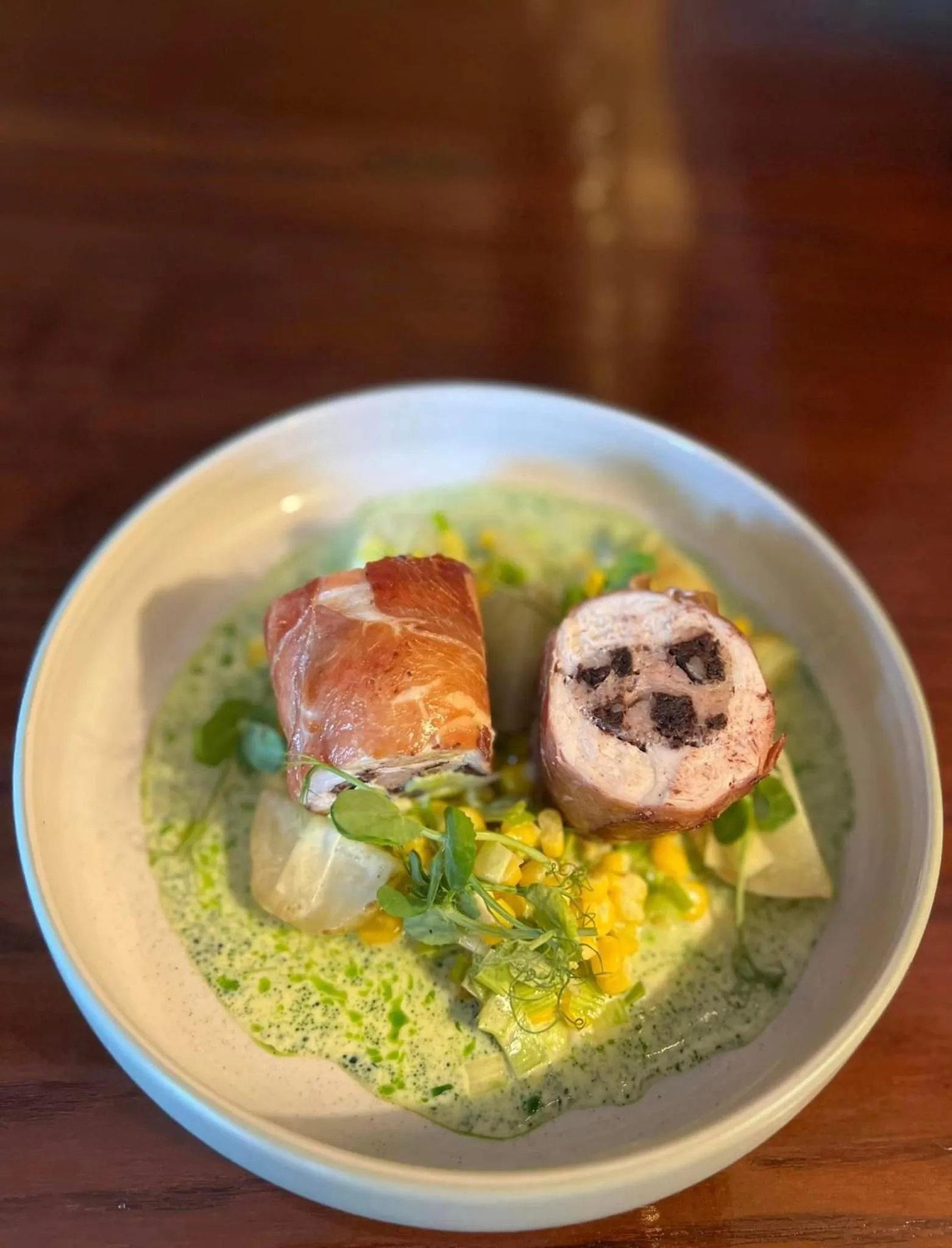 Food and drinks in The Shoulder at Hardstoft