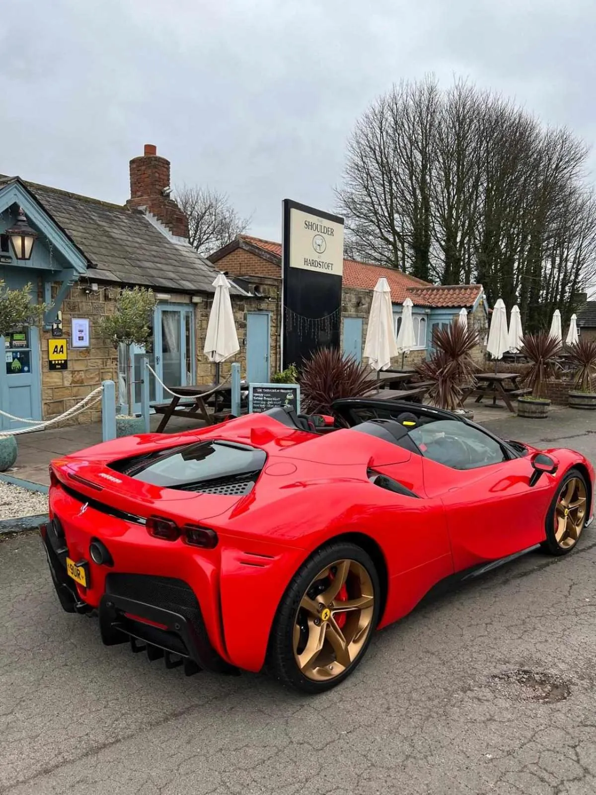 Property building in The Shoulder at Hardstoft