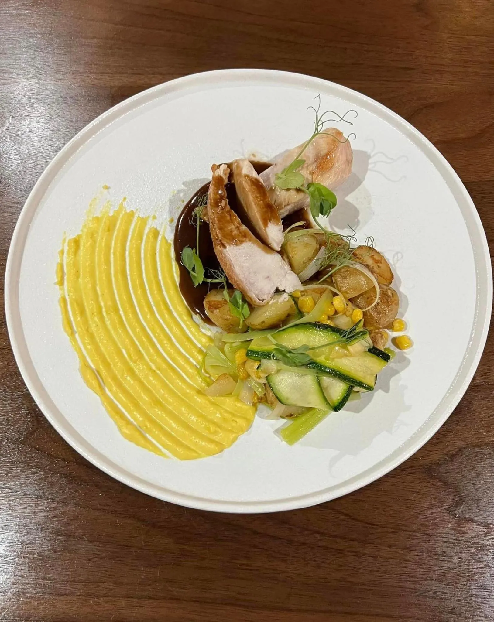 Food and drinks in The Shoulder at Hardstoft