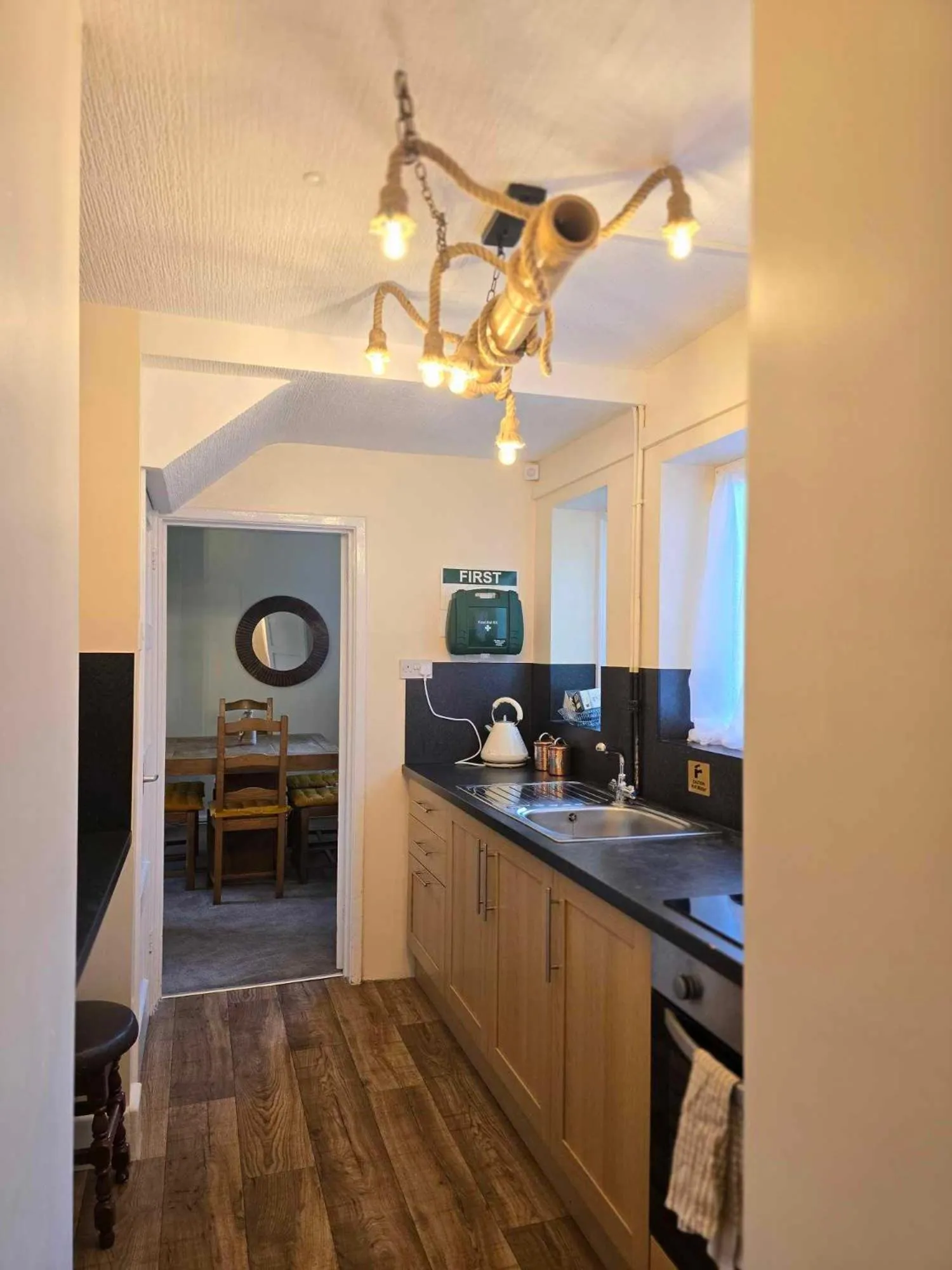 Kitchen or kitchenette in The Shoulder at Hardstoft