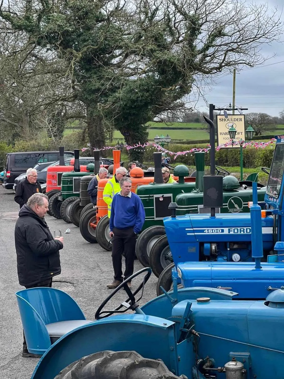 Property building in The Shoulder at Hardstoft