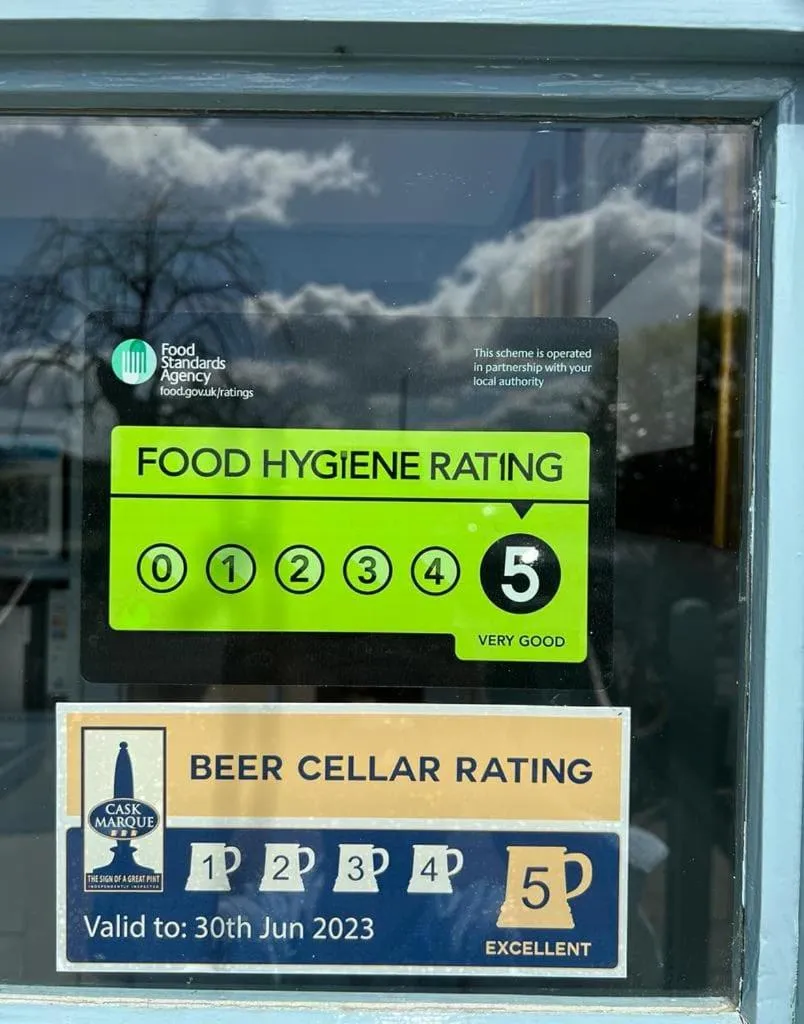 Logo/Certificate/Sign in The Shoulder at Hardstoft