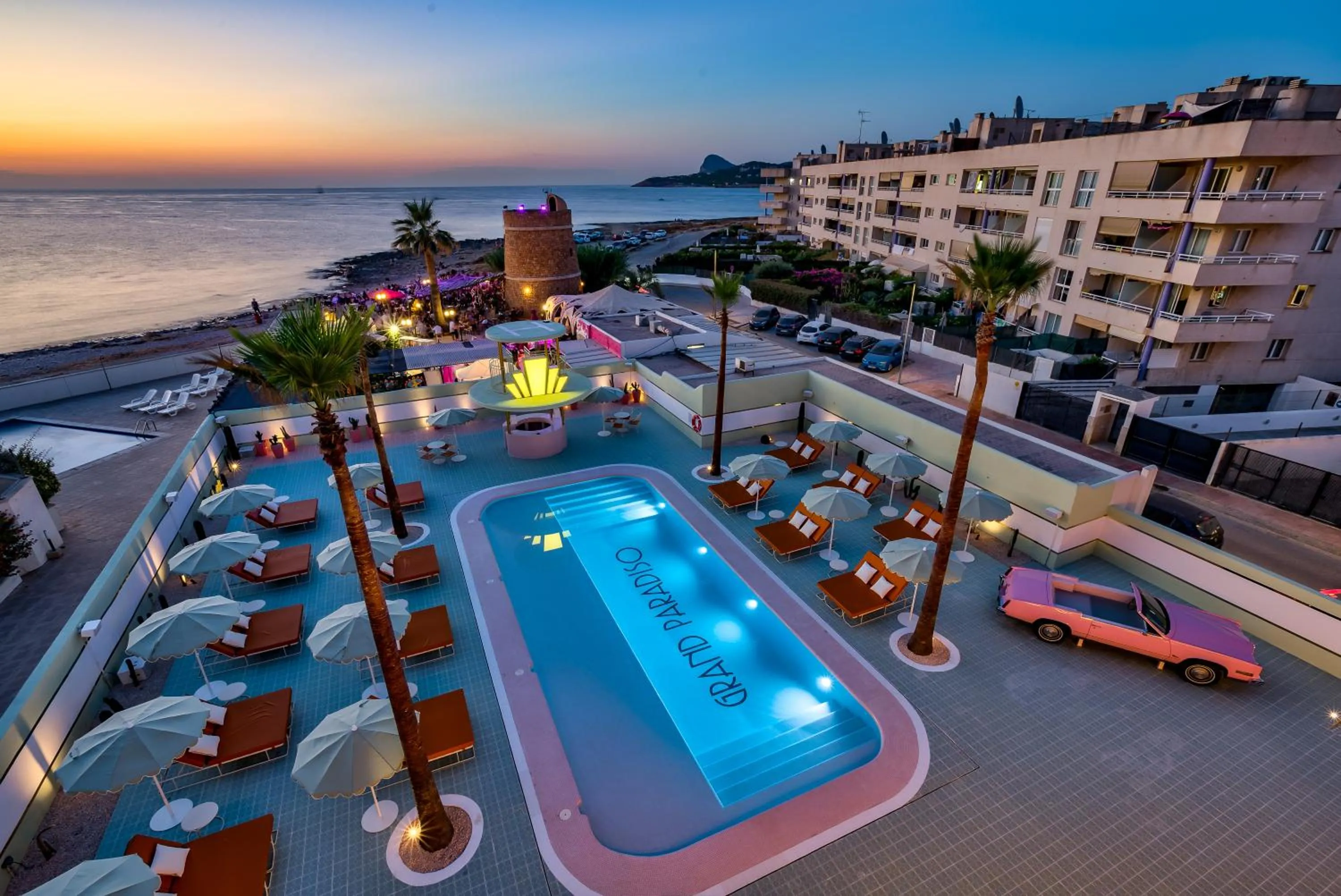 Pool view in Grand Paradiso Ibiza - Adults Only