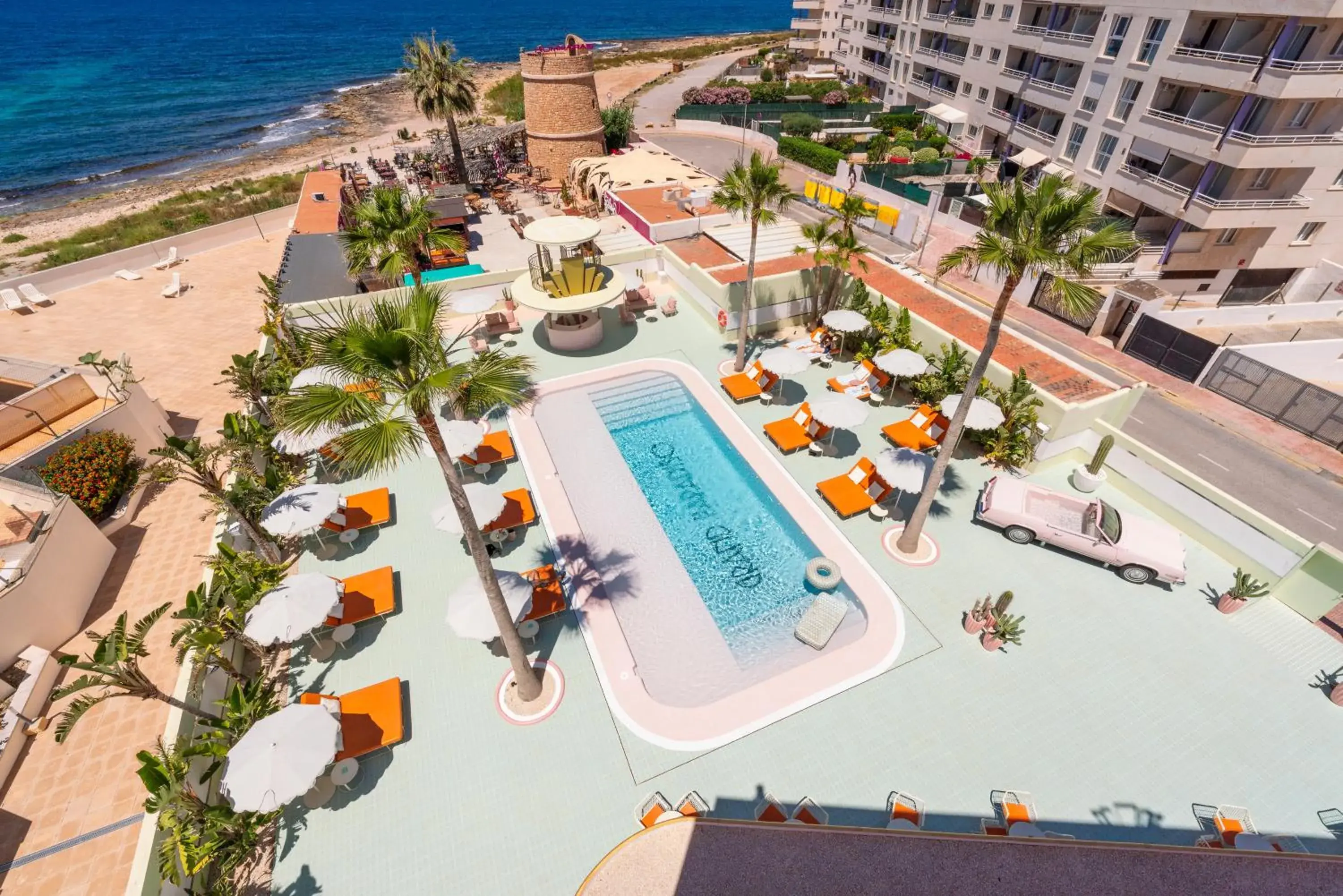 Bird's eye view in Grand Paradiso Ibiza - Adults Only Bird's eye view in Grand Paradiso Ibiza - Adults Only