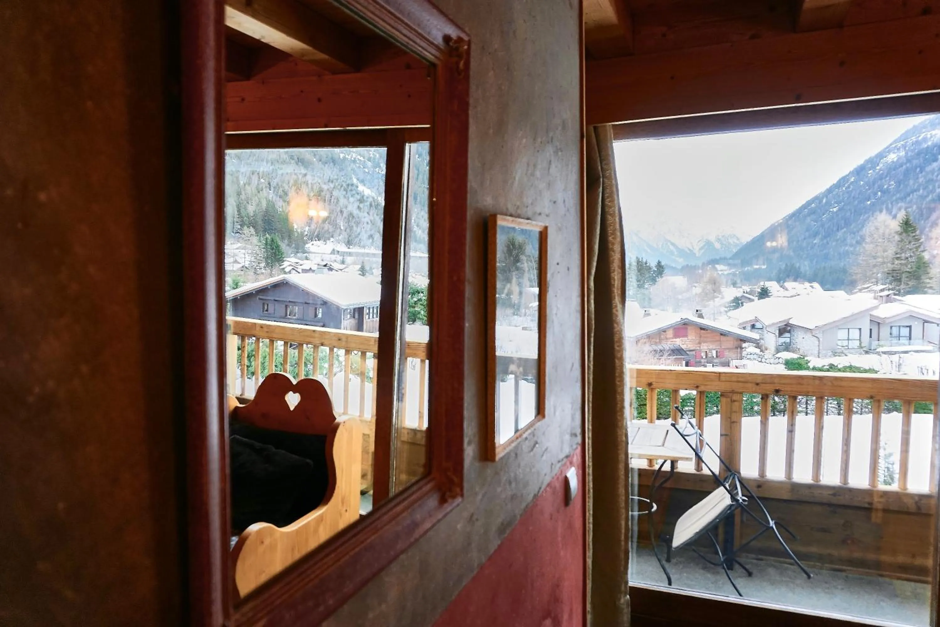 Balcony/Terrace in Les Grands Montets Hotel & Spa