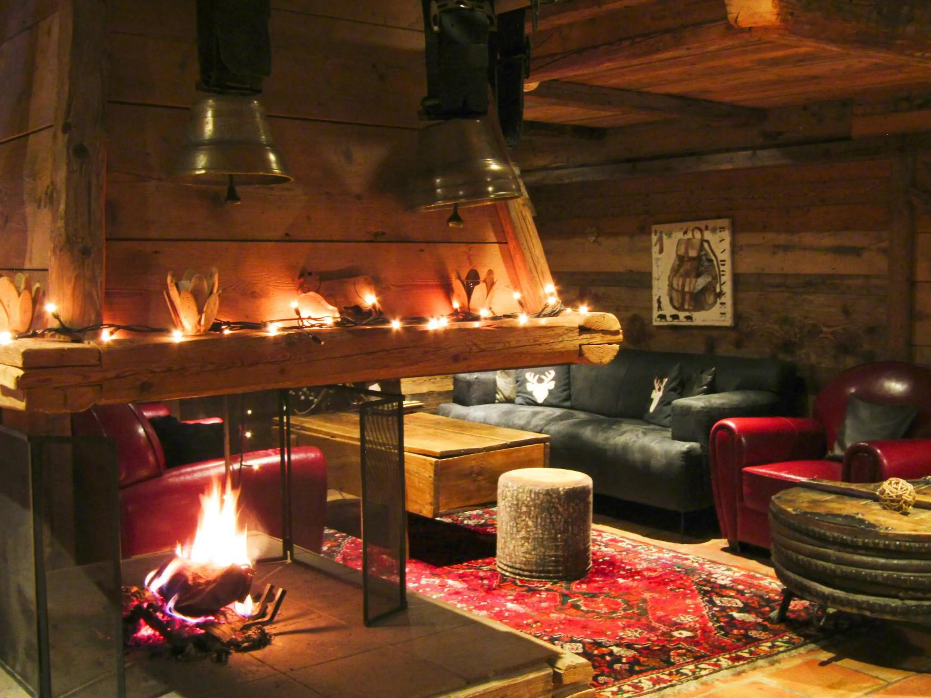 Living room in Les Grands Montets Hotel & Spa