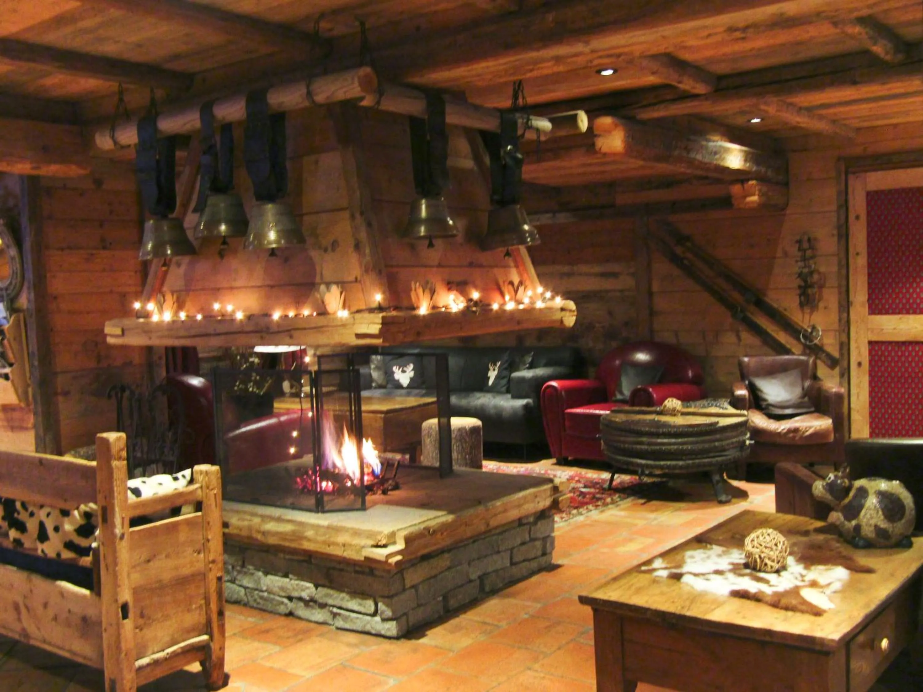 Living room in Les Grands Montets Hotel & Spa