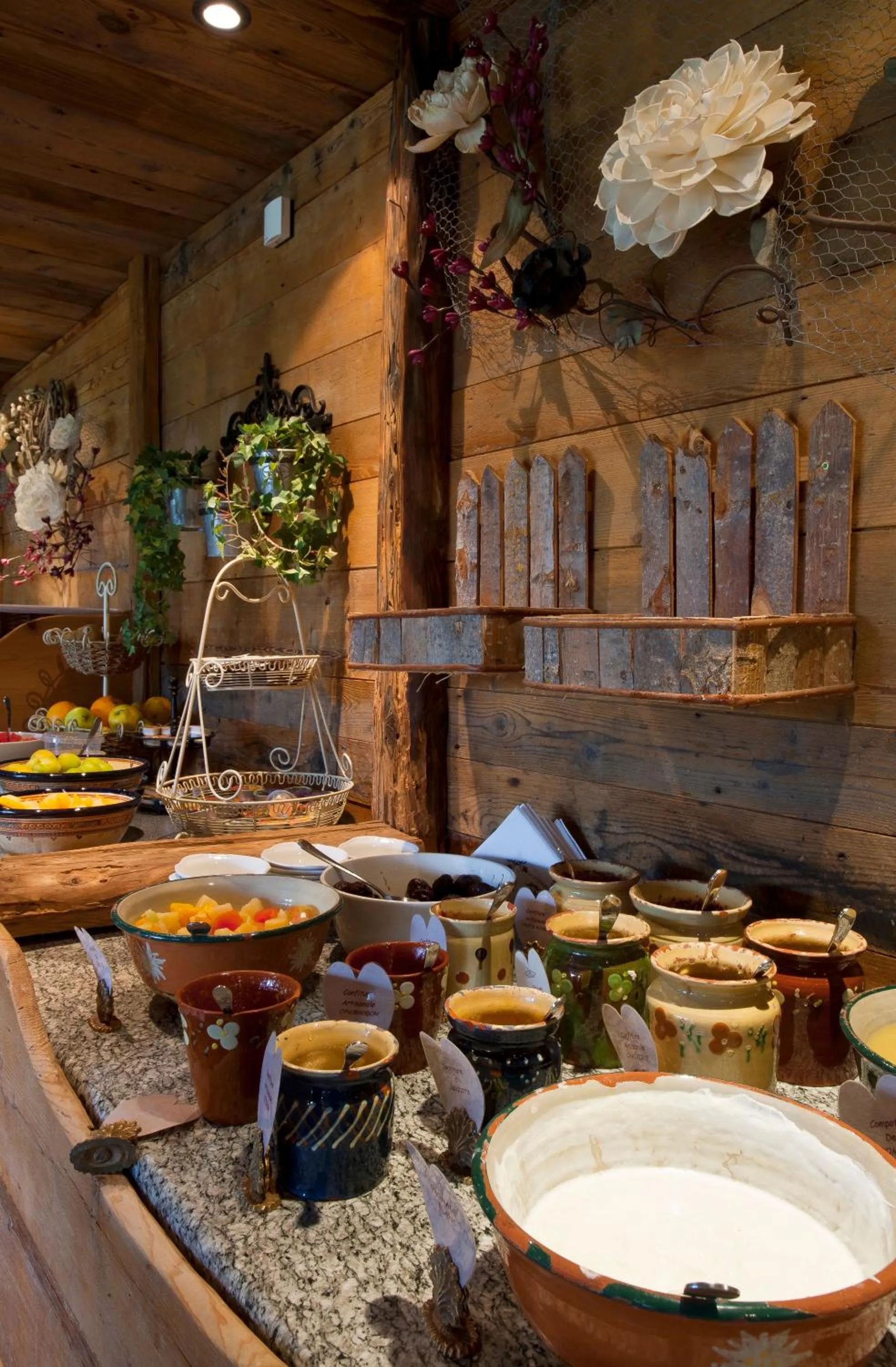 Buffet breakfast in Les Grands Montets Hotel & Spa