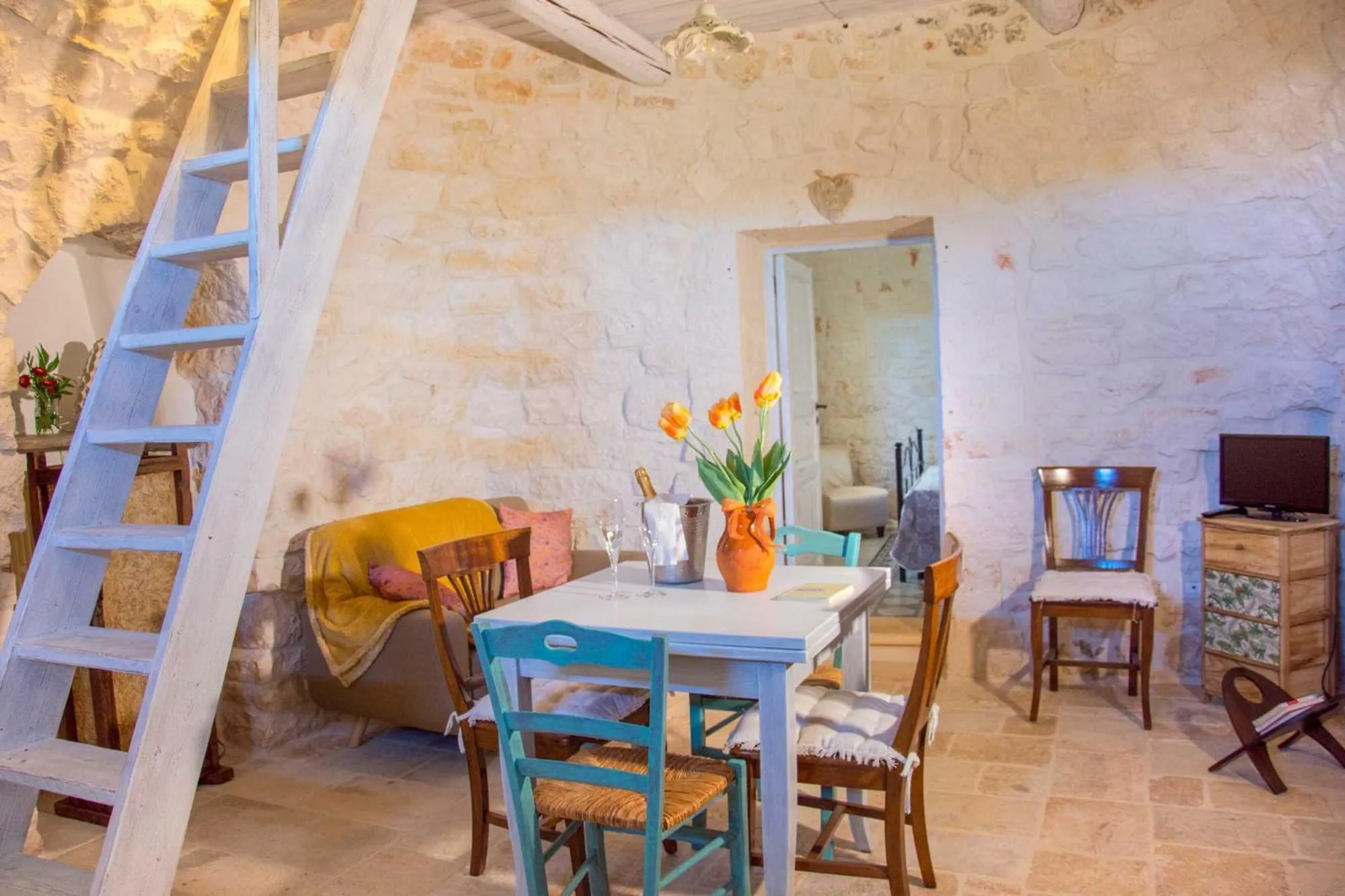 Lounge or bar in Trullo Sweet Trullo