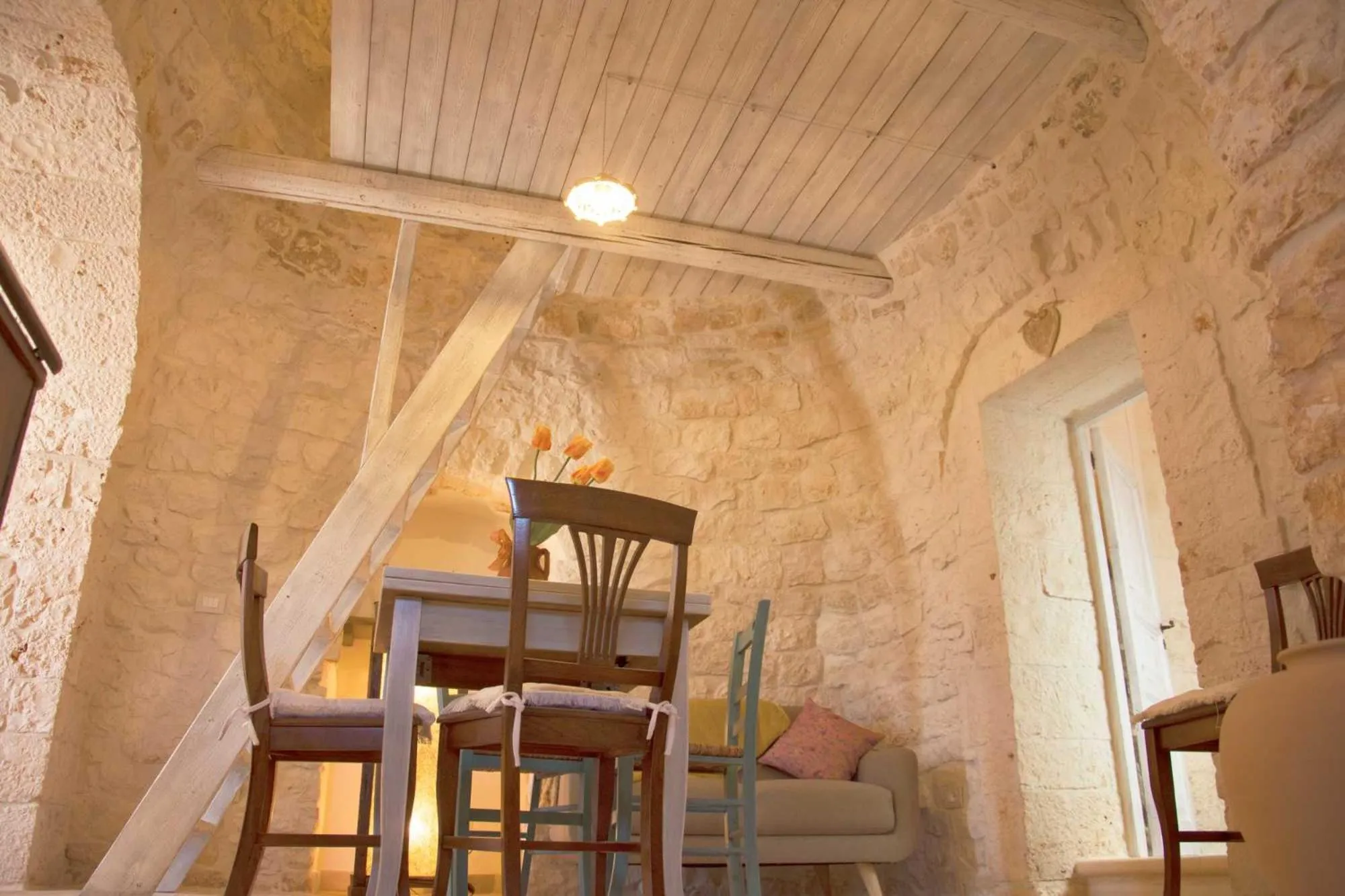 Living room in Trullo Sweet Trullo