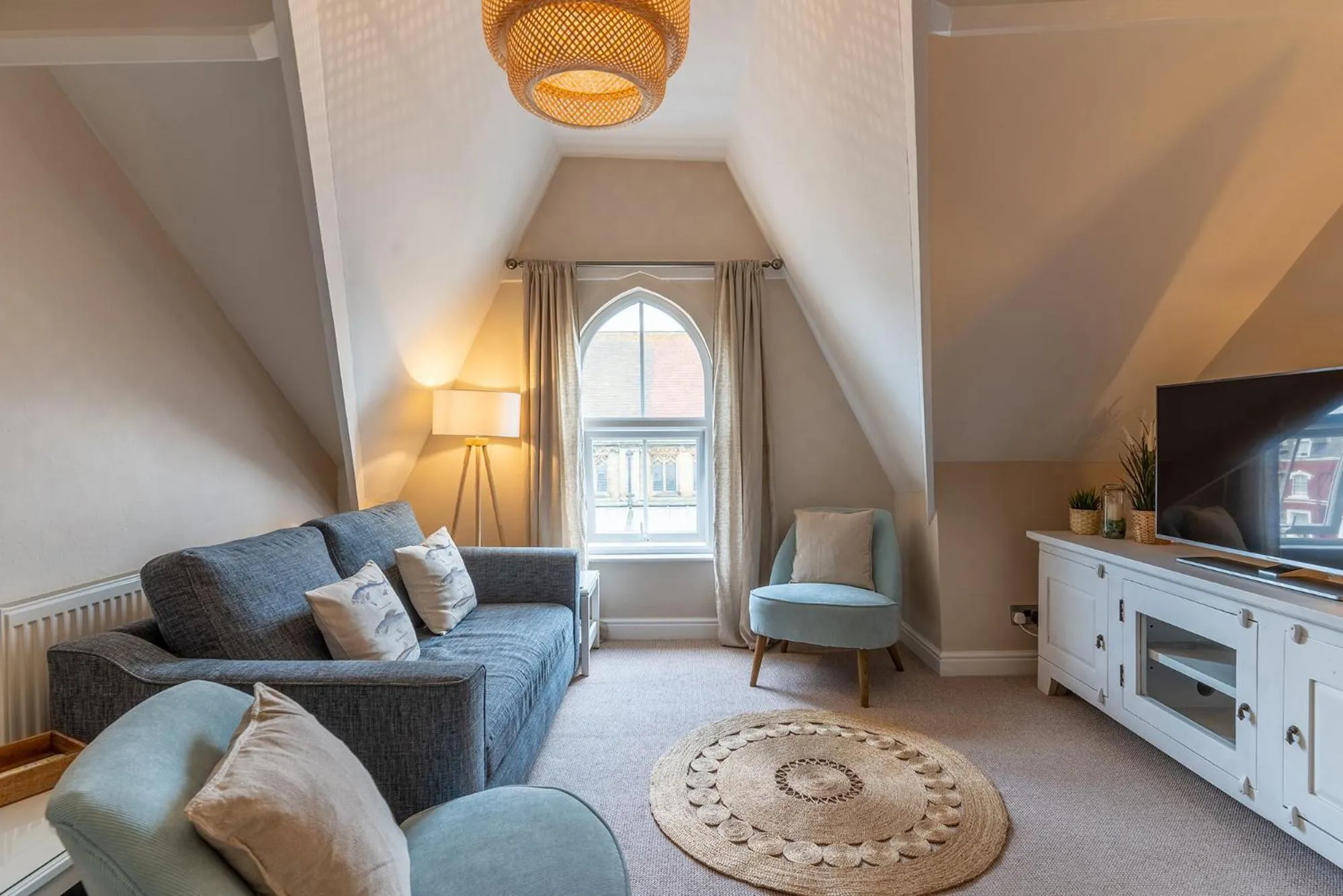 Living room in Stowaways Loft