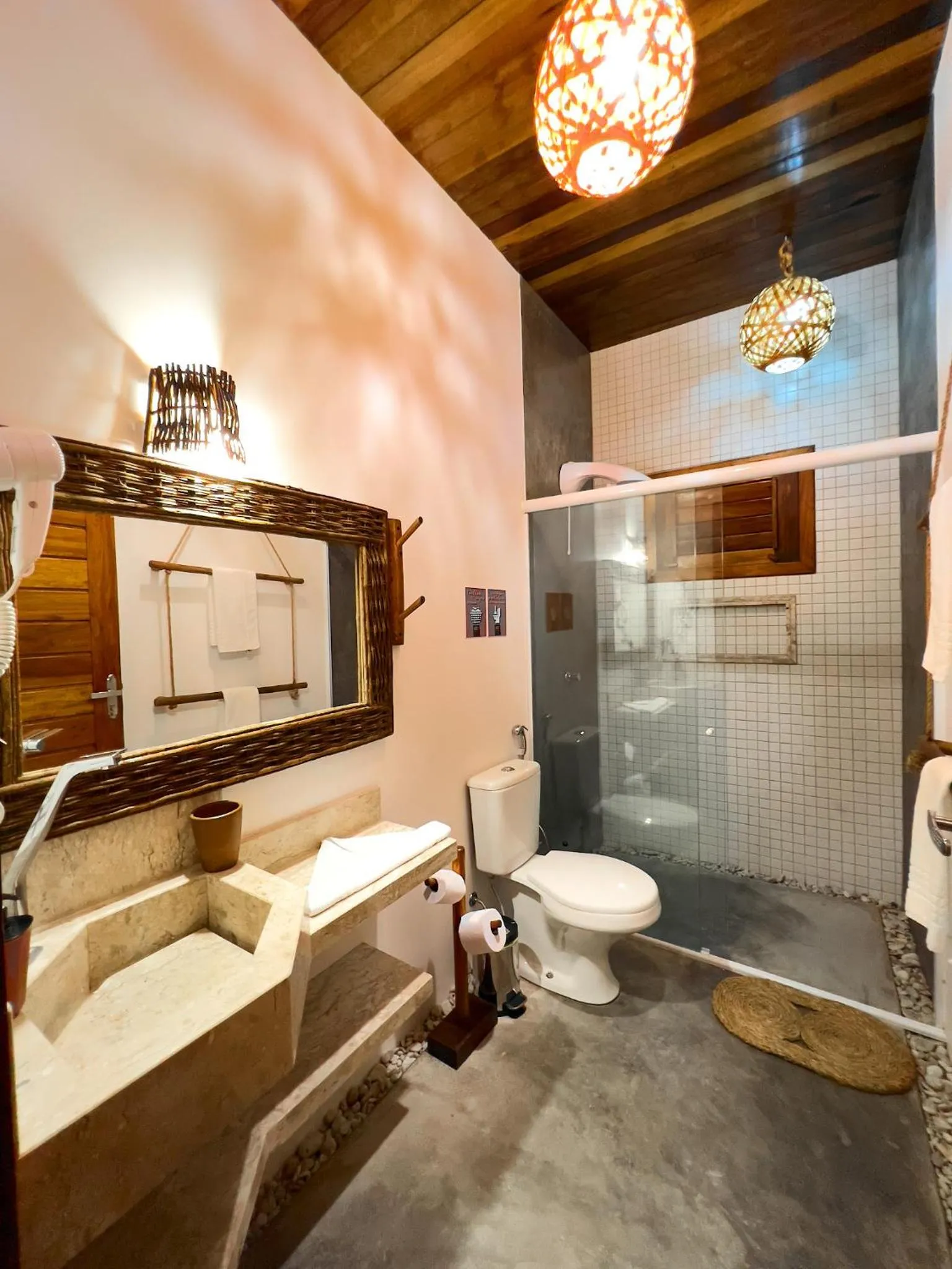 Shower in Pousada Roots - D3 Experience - Préa, CE