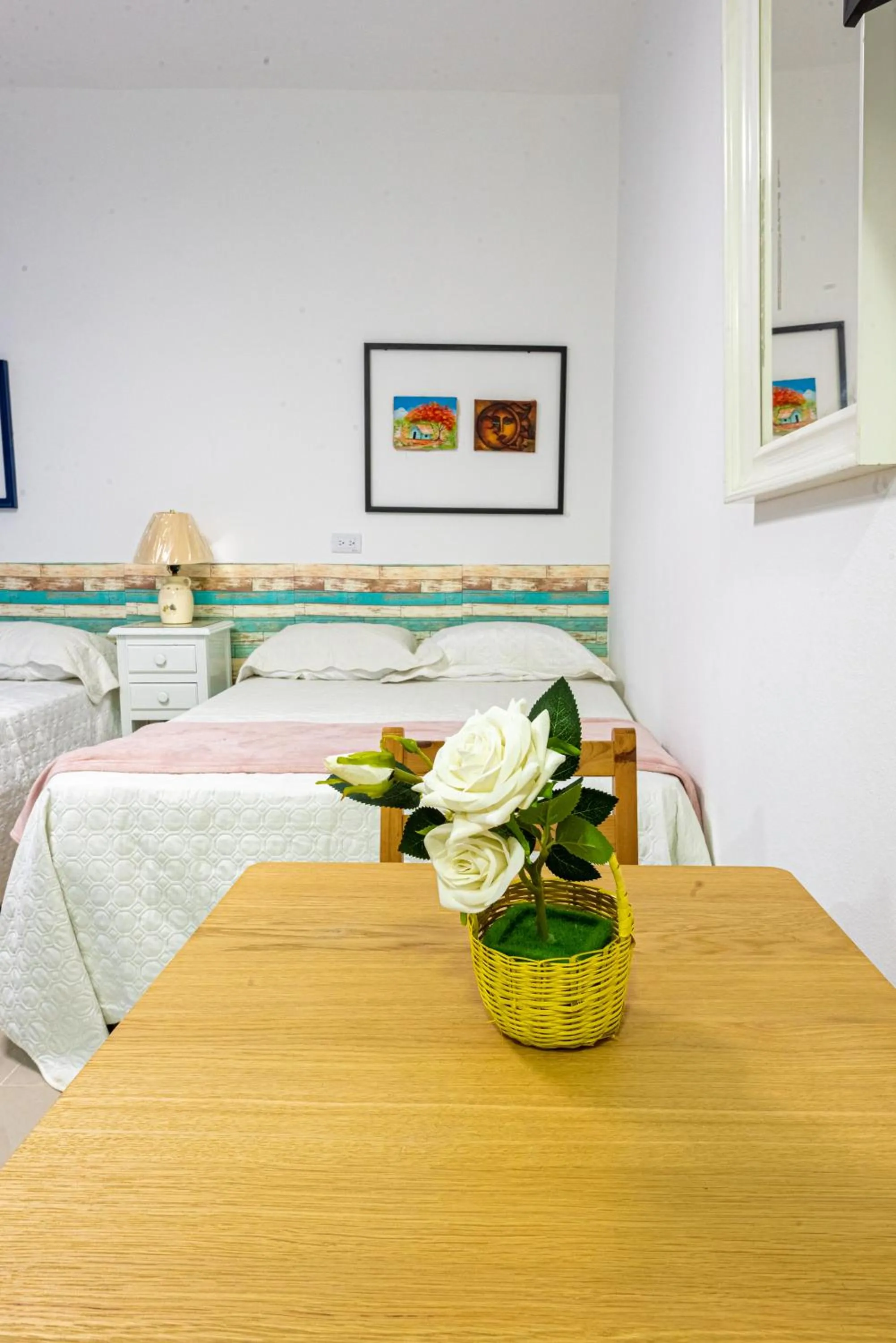 Bed in Bamboo Hoouse