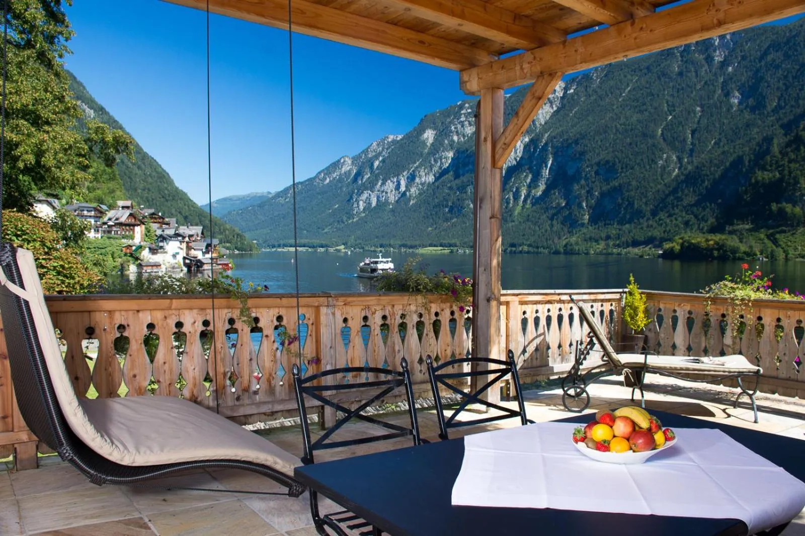 Balcony/Terrace in Seehotel Grüner Baum
