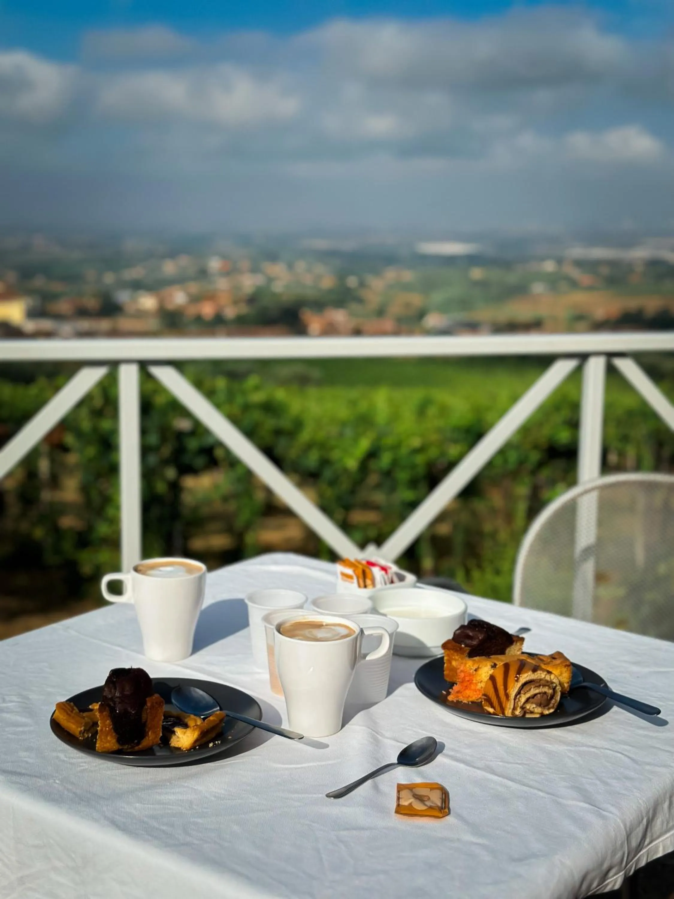 Continental breakfast in La Vista Agriturismo Boutique