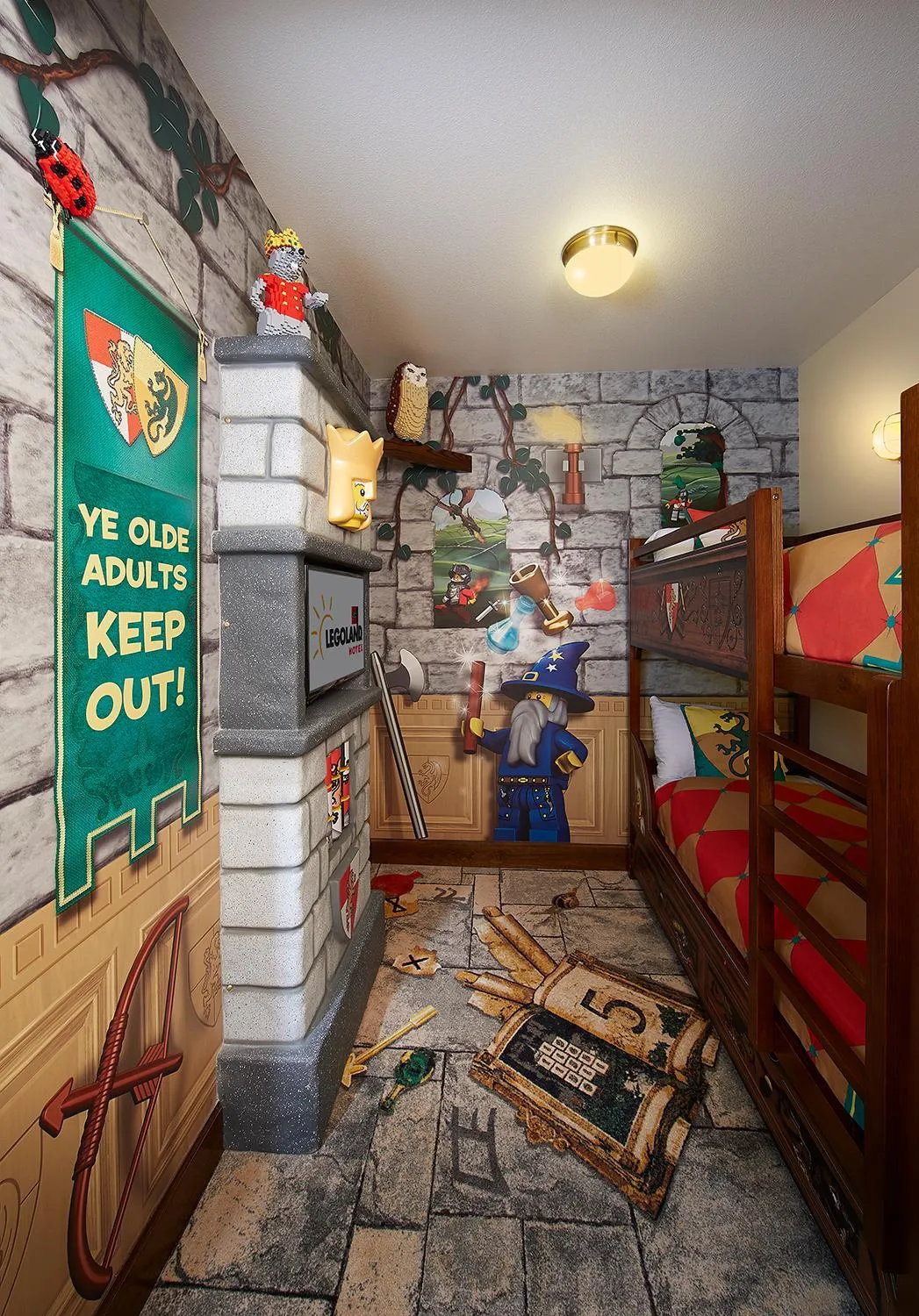 Bed in LEGOLAND New York Resort