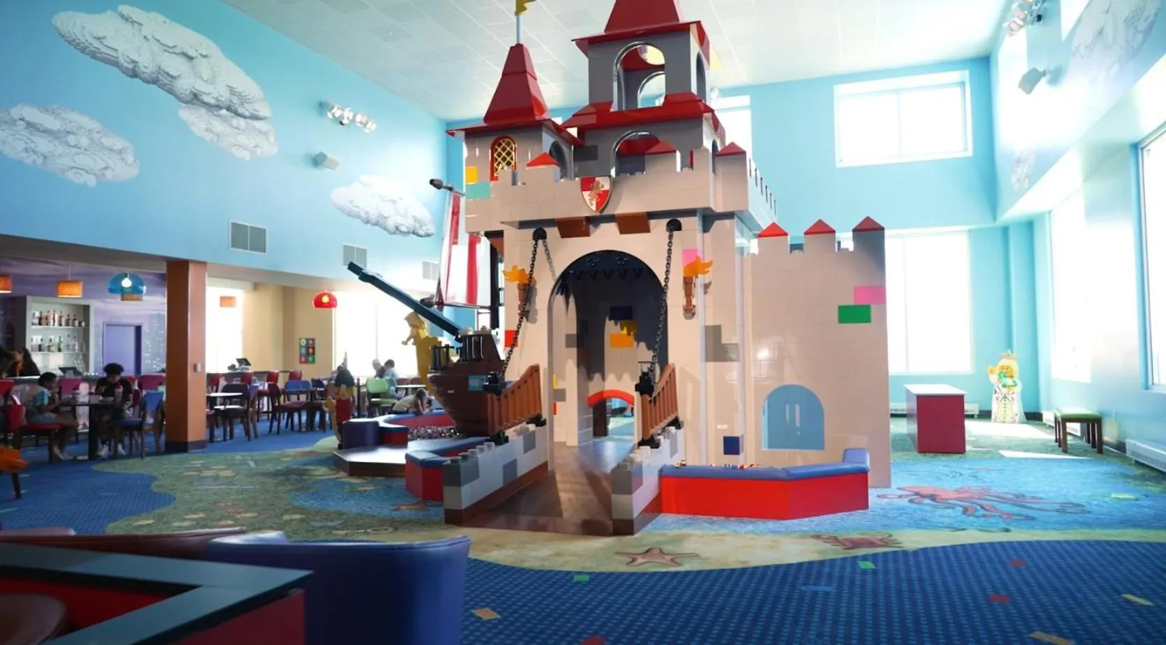 Children play ground in LEGOLAND New York Resort