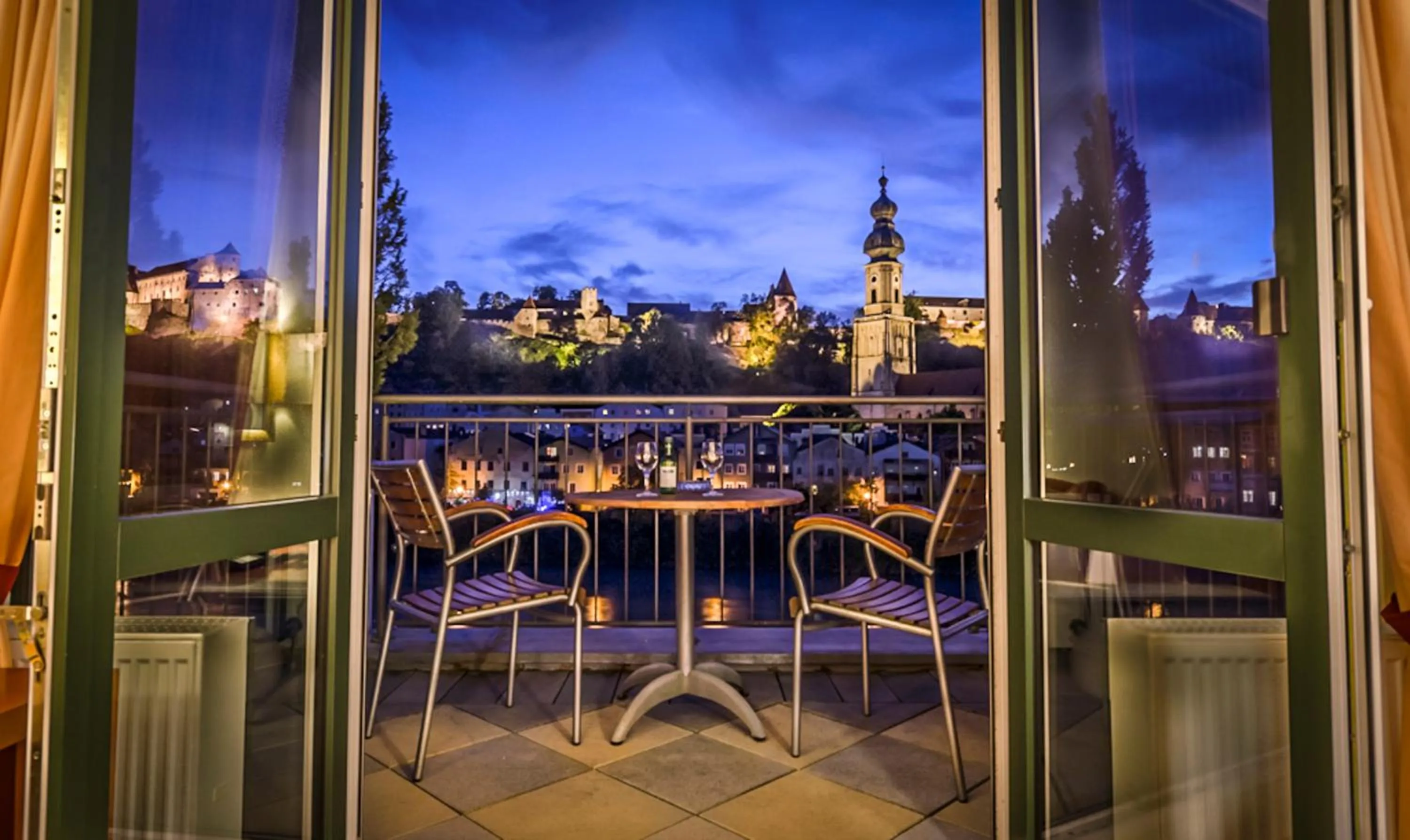 View (from property/room) in Hotel Burgblick, bei Burghausen