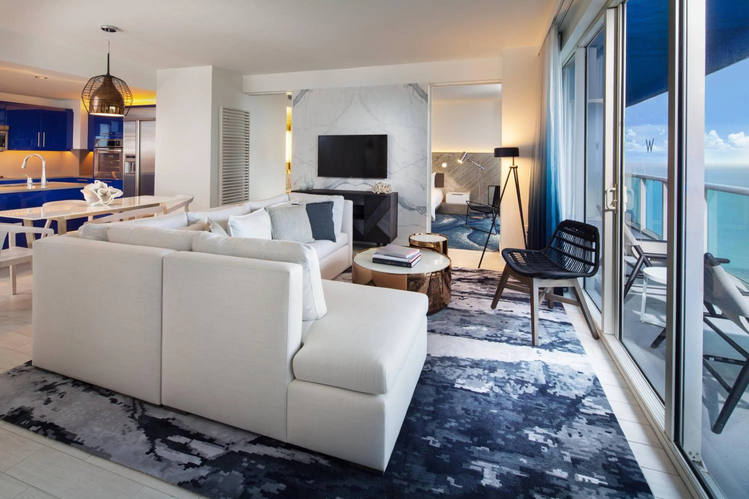 Living room in W Fort Lauderdale