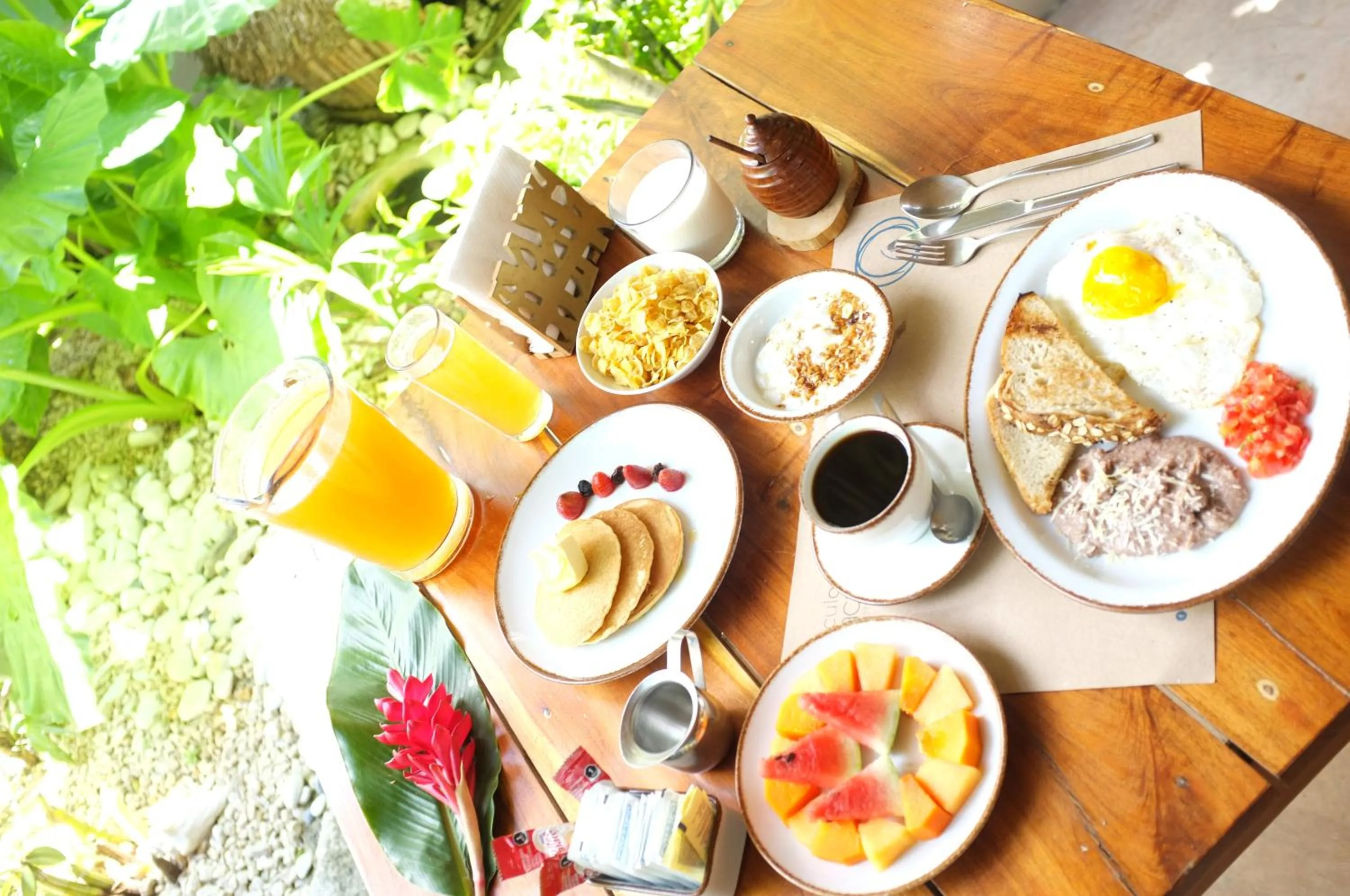 Breakfast in Hotel Circulo Bacalar