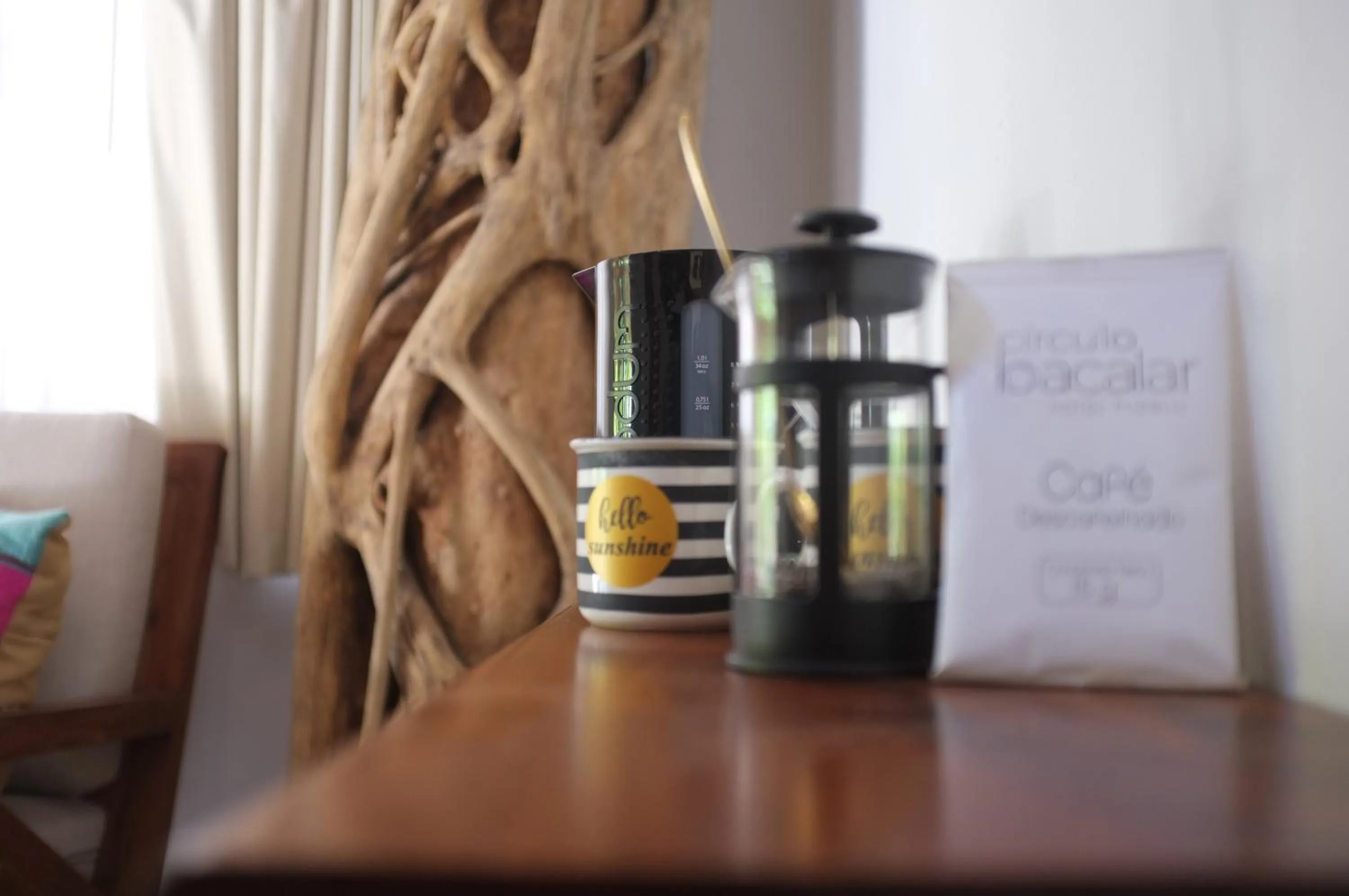 Coffee/tea facilities in Hotel Circulo Bacalar