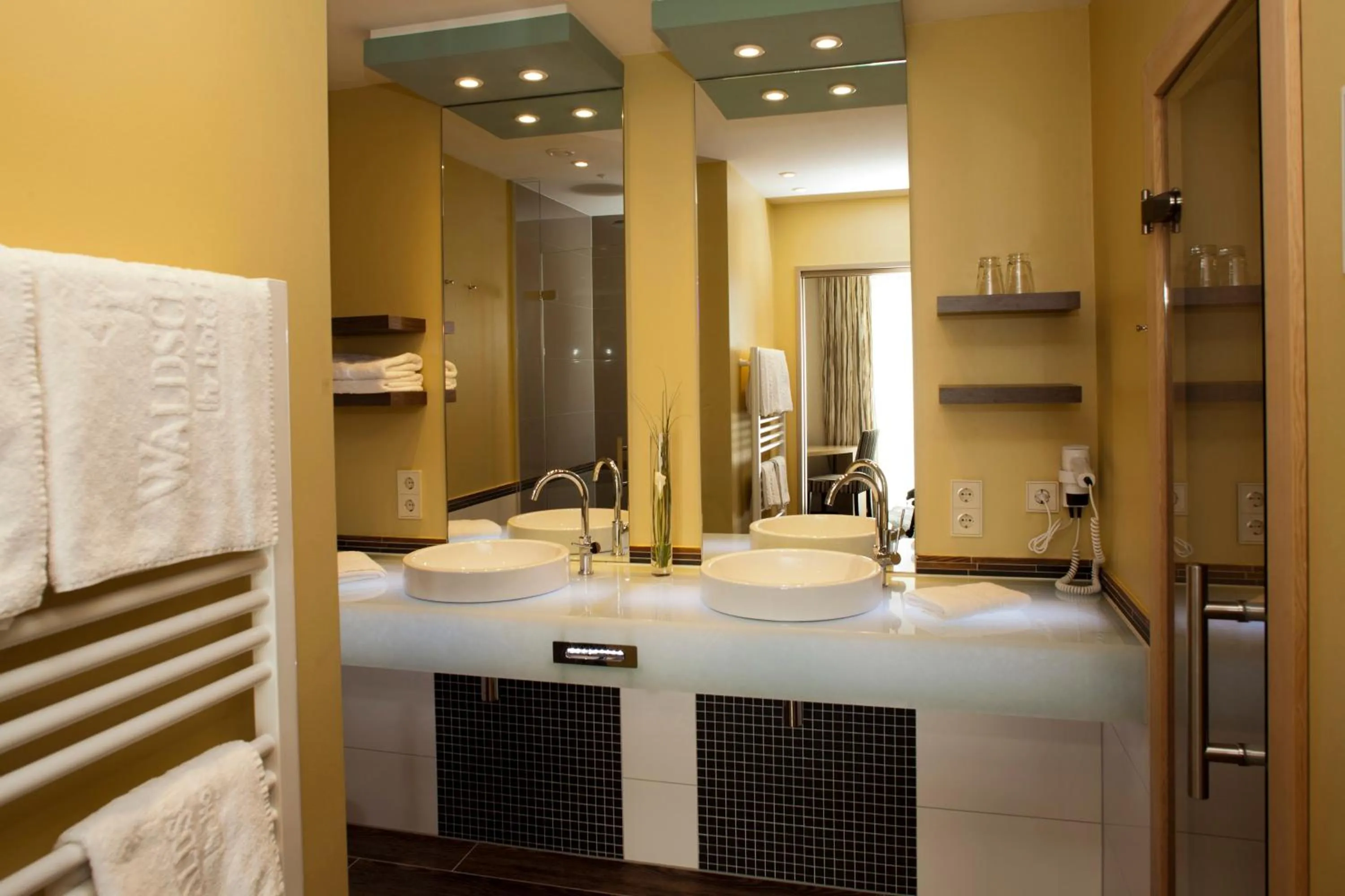 Bathroom in Romantik Hotel Waldschlösschen