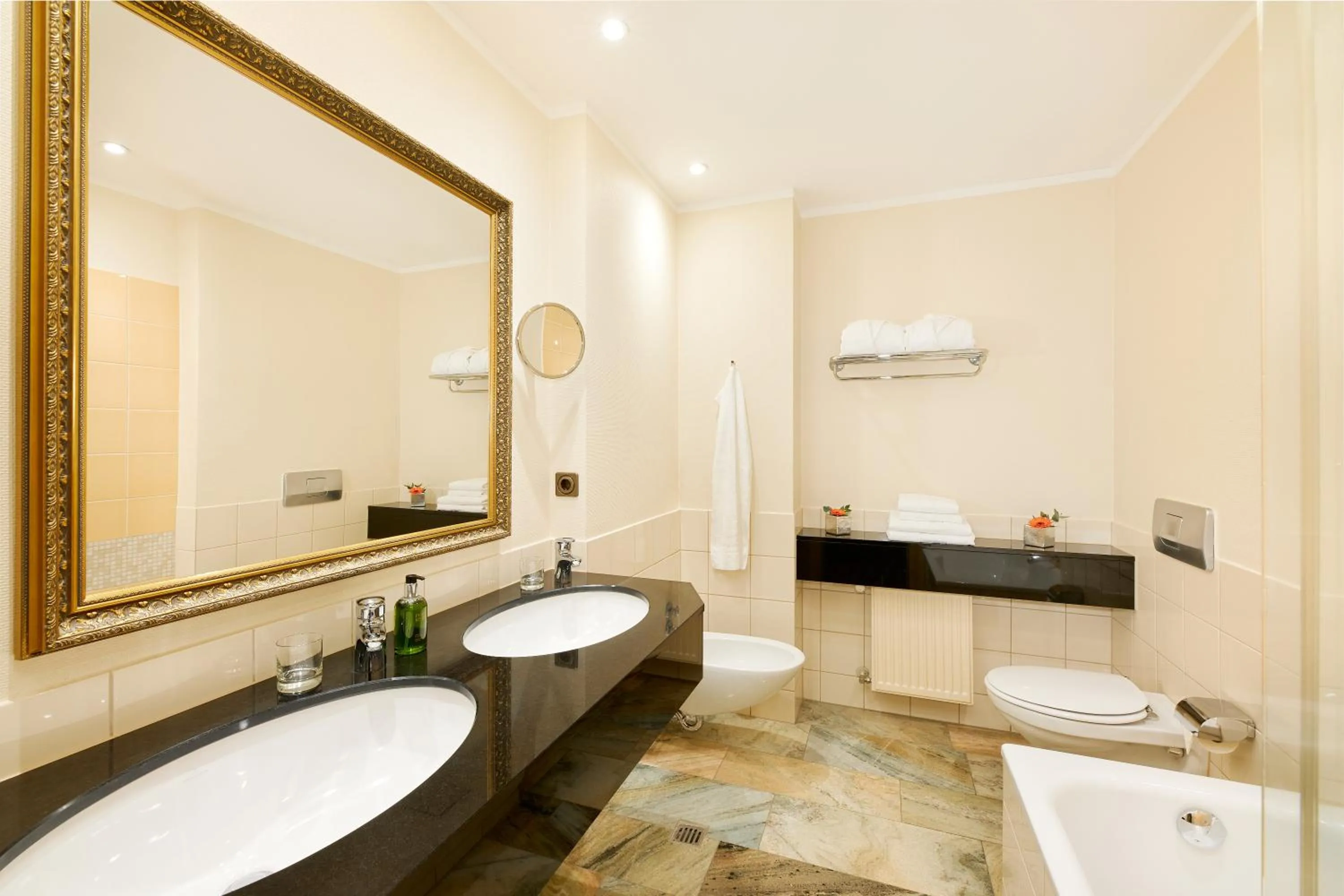 Bathroom in Romantik Hotel Waldschlösschen