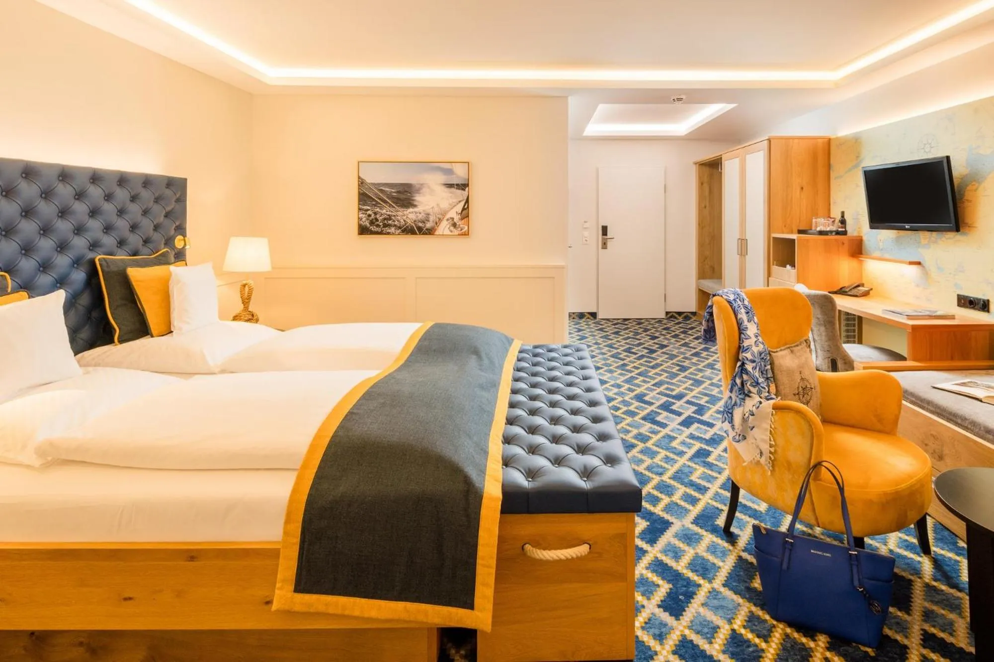 Photo of the whole room, Bed in Romantik Hotel Waldschlösschen